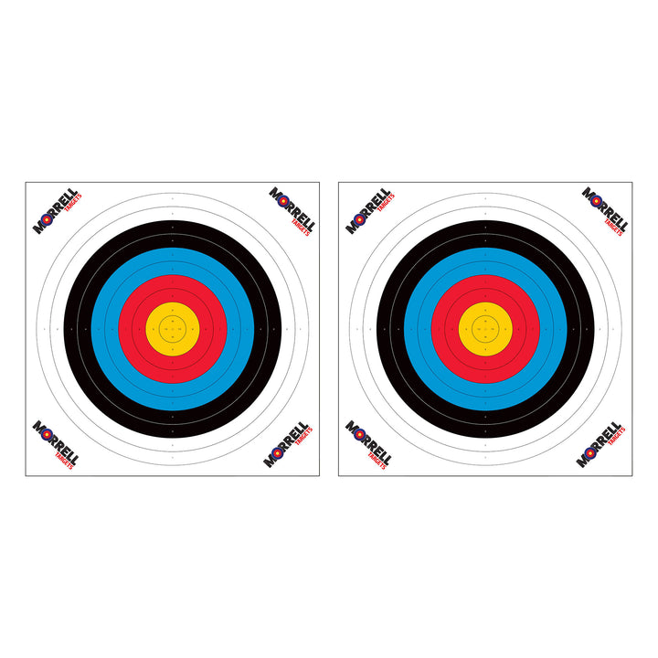 Morrell Targets 100 Pieces Thin Paper Archery Target with Card Stock, 2 Pack
