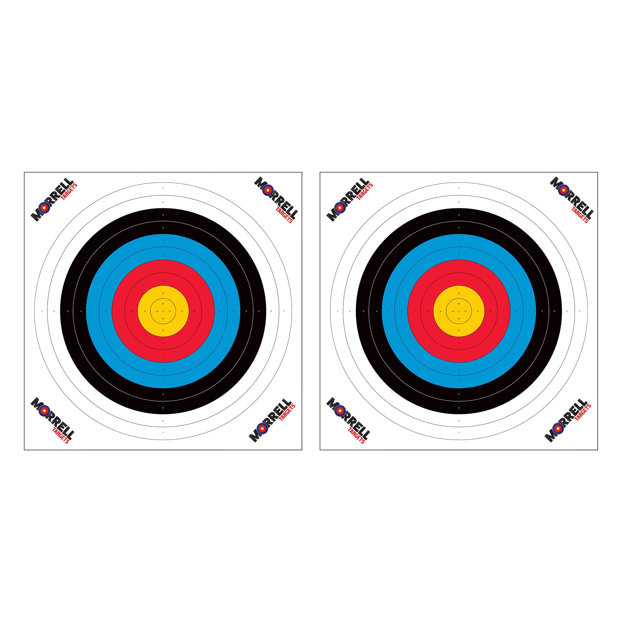 Morrell Targets 100 Pieces Thin Paper Archery Target with Card Stock, 2 Pack