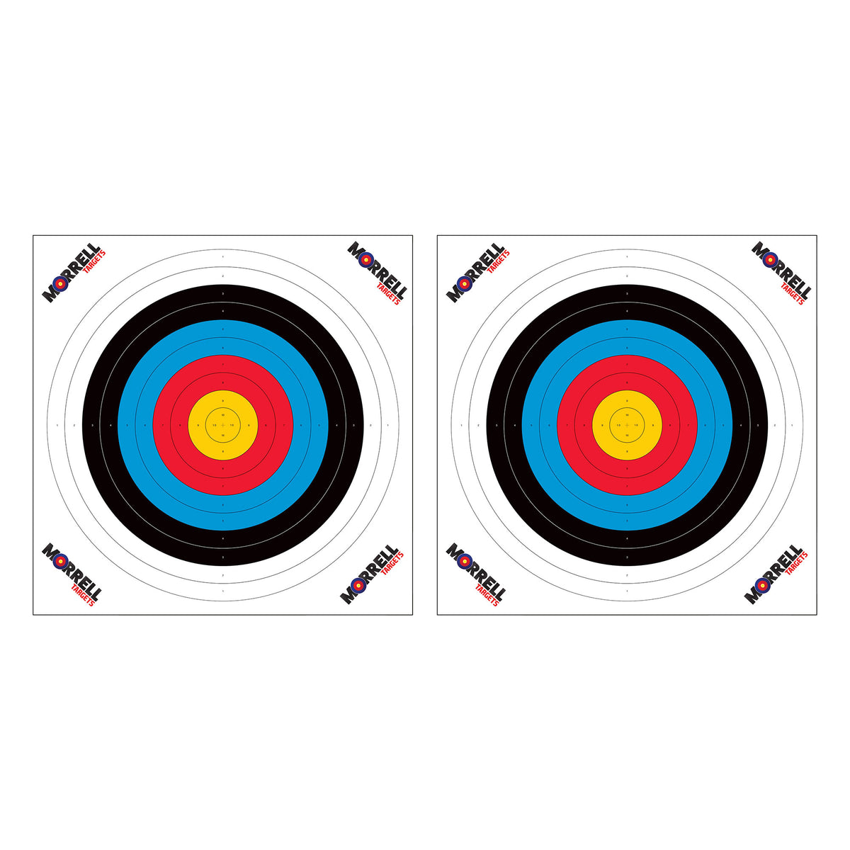 Morrell Targets 100 Pieces Thin Paper Archery Target with Card Stock, 2 Pack