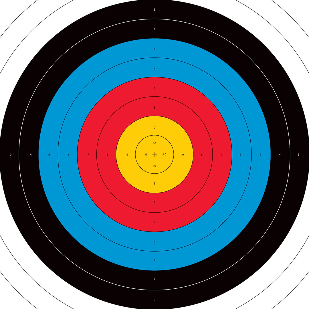 Morrell Targets 100 Pieces Thin Paper Archery Target with Card Stock, 2 Pack