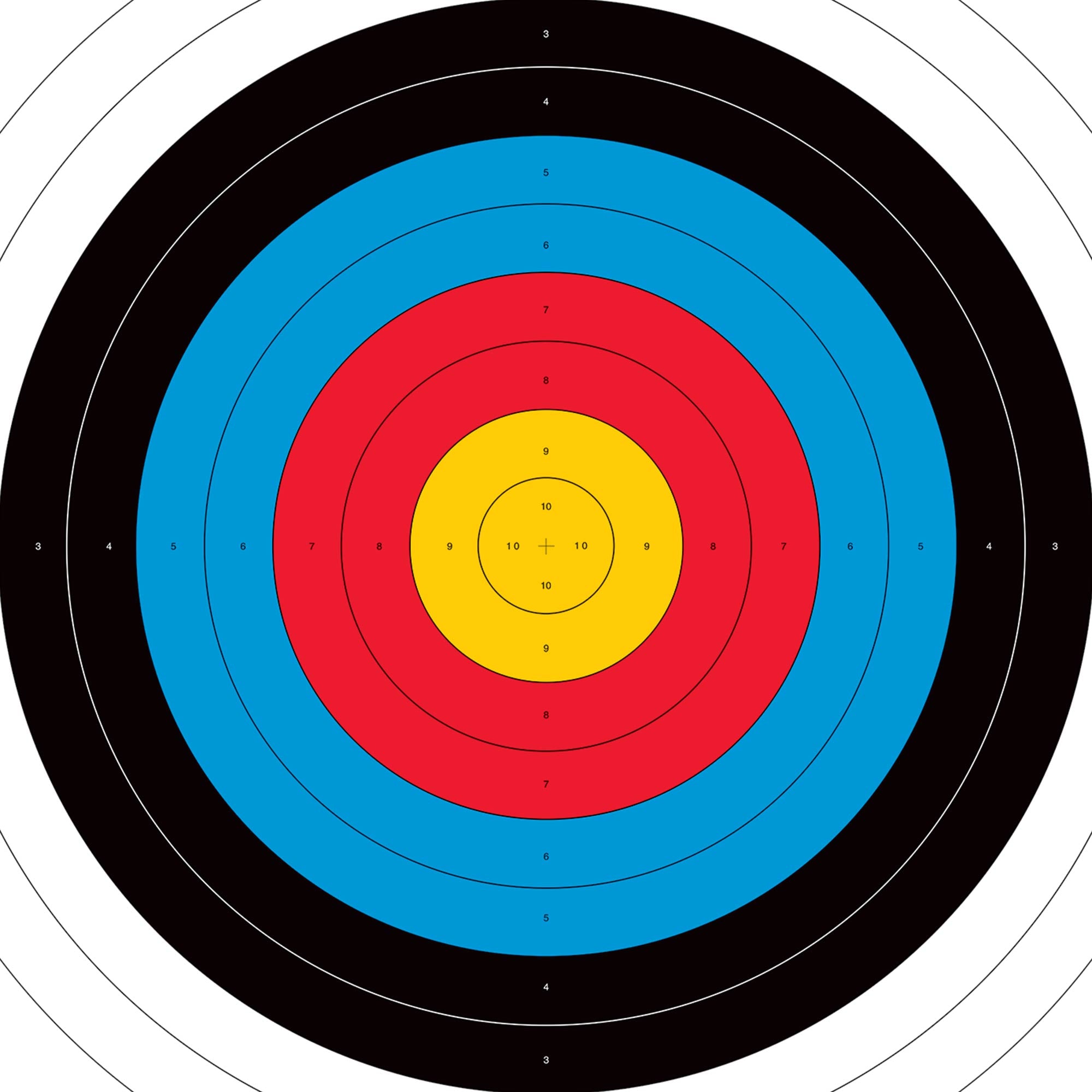 Morrell Targets 100 Pieces Thin Paper Archery Target with Card Stock, 3 Pack - VMInnovations