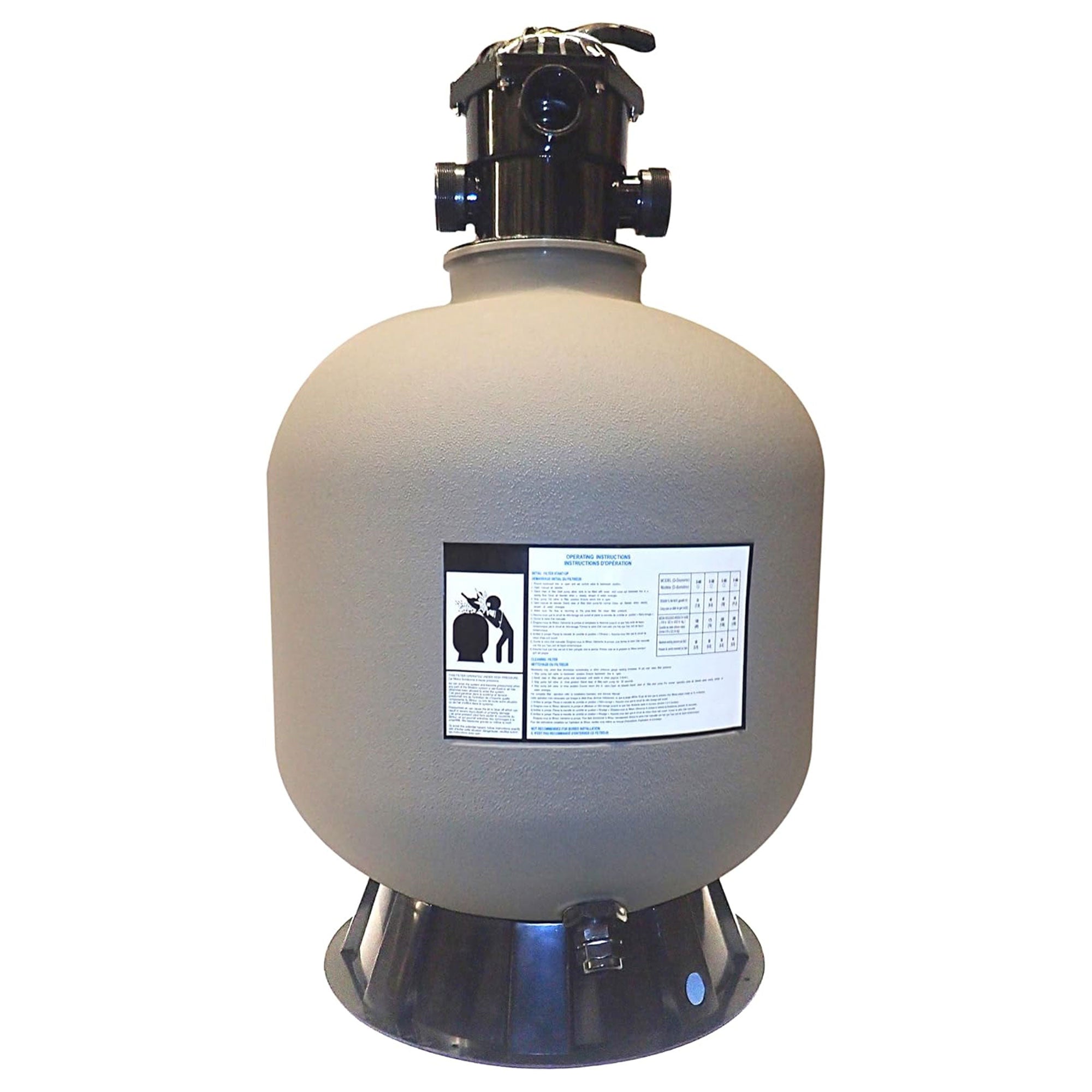 Swimline Hydrotools 22" Sand Filter Combo for Pools, 250lb Sand Capacity (Used)