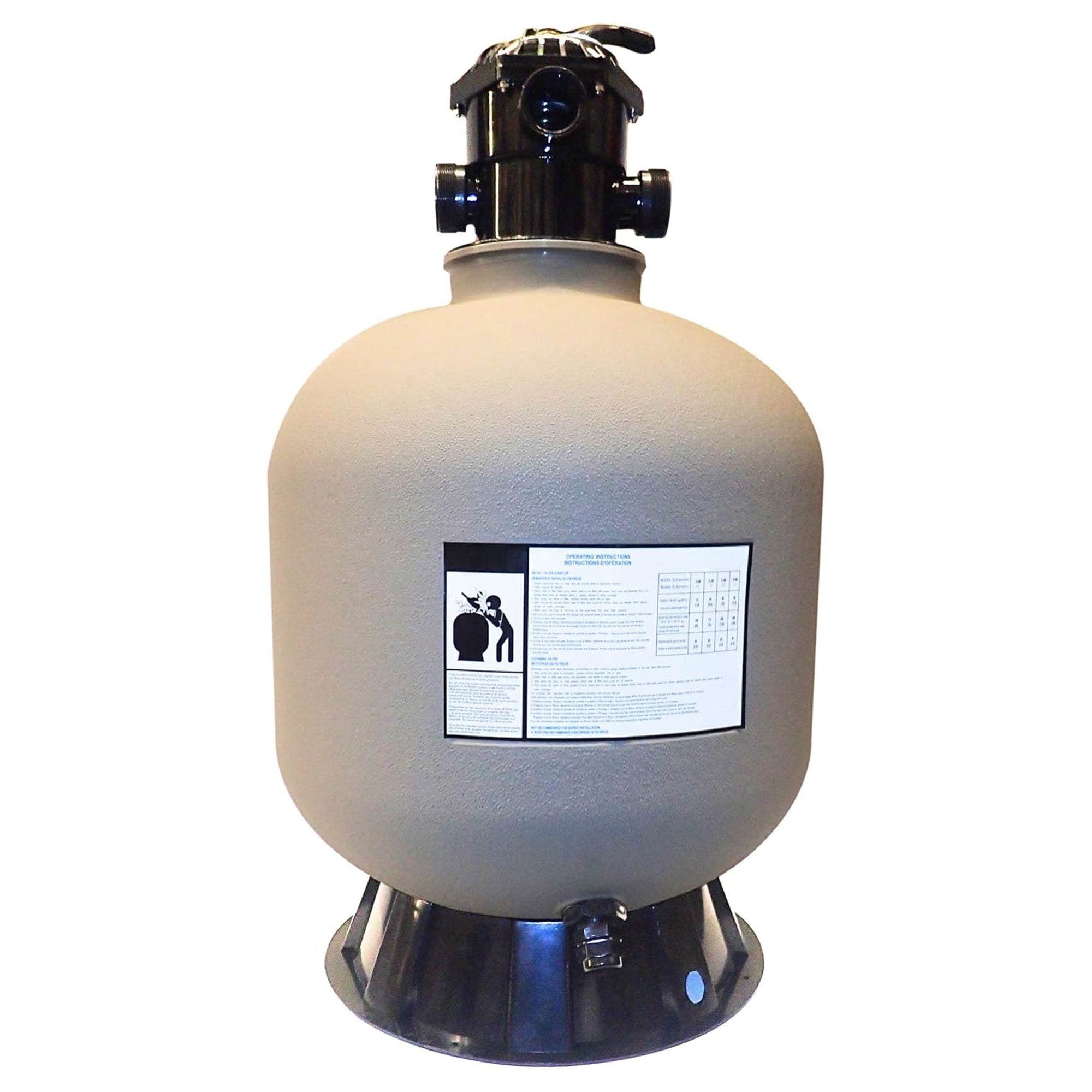 Swimline Hydrotools 24 Inch Sand Filter Combo Set for Pools, 300lb (Open Box) - VMInnovations