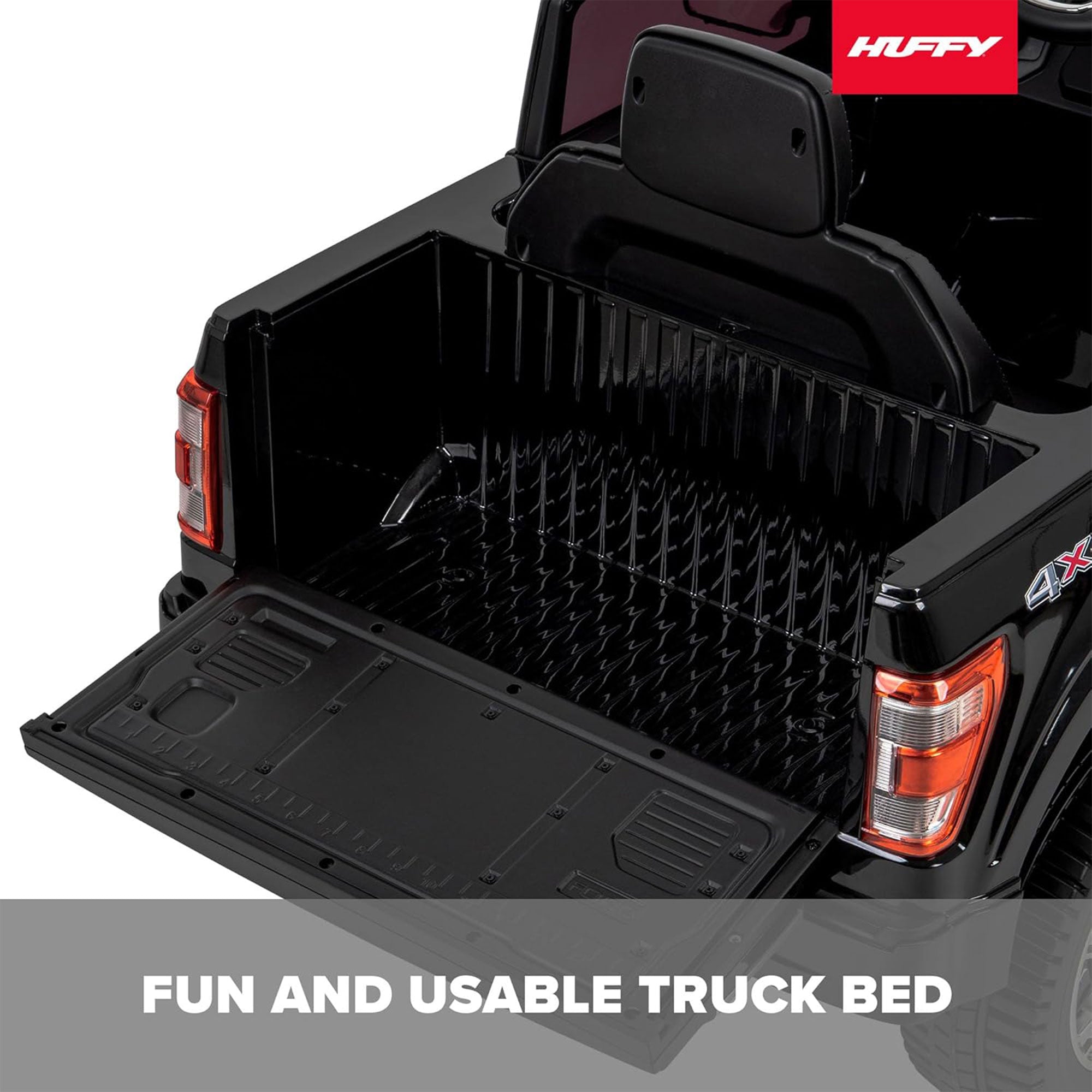 Huffy Ford F-150 Platinum Kids' Battery Ride On, 6V Electric Car for Kids, Black - VMInnovations