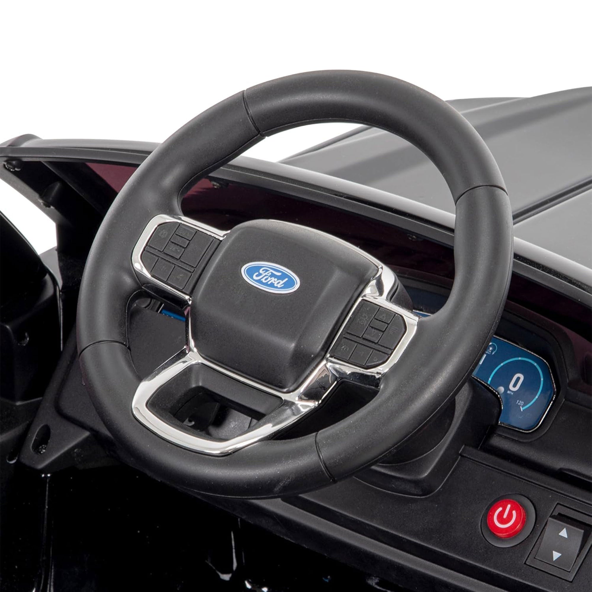 Huffy Ford F-150 Platinum Kids' Battery Ride On, 6V Electric Car for Kids, Black - VMInnovations