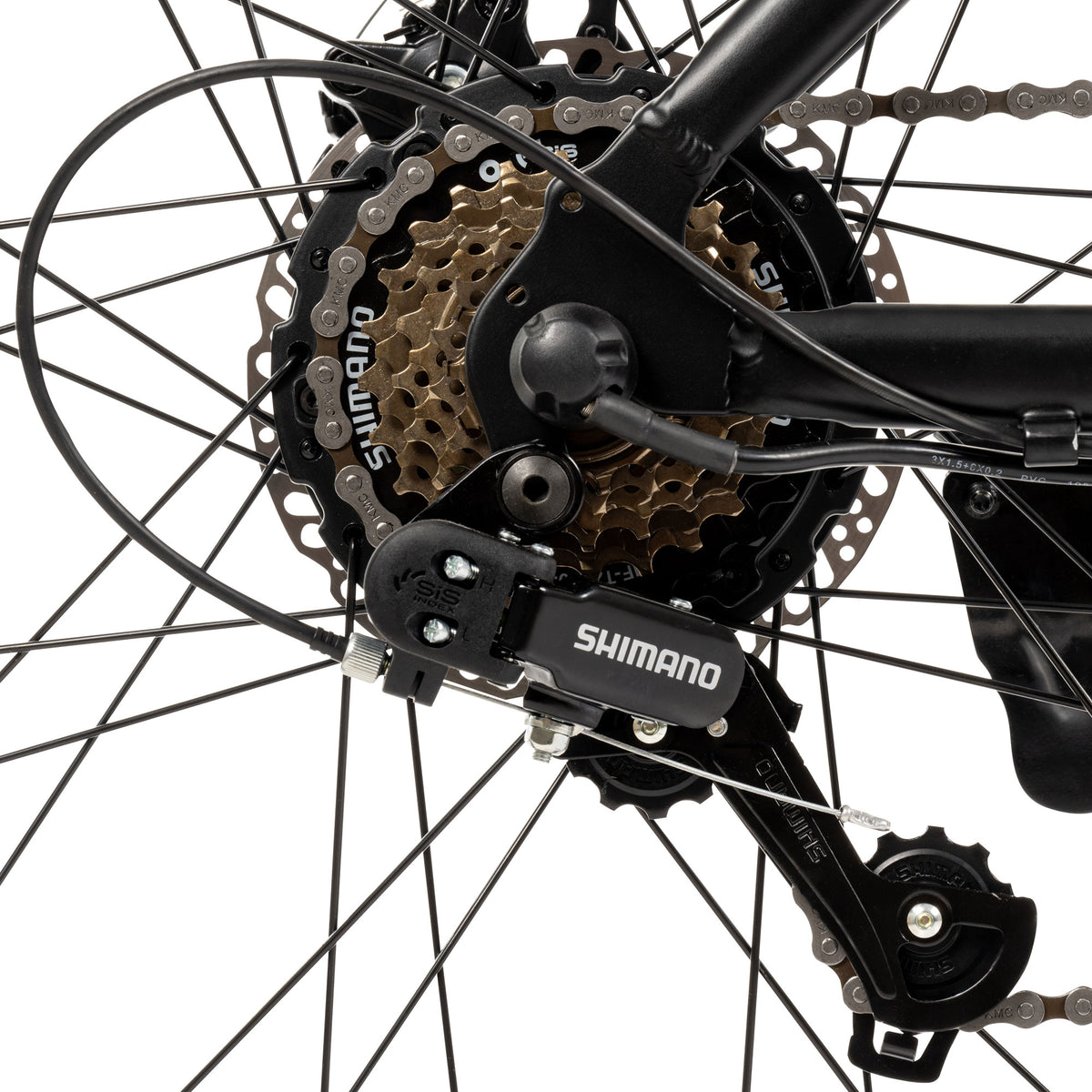 Huffy Eventis EBike for Adults, 27.5 Inch Electric Mountain Bike, Matte Black (For Parts)