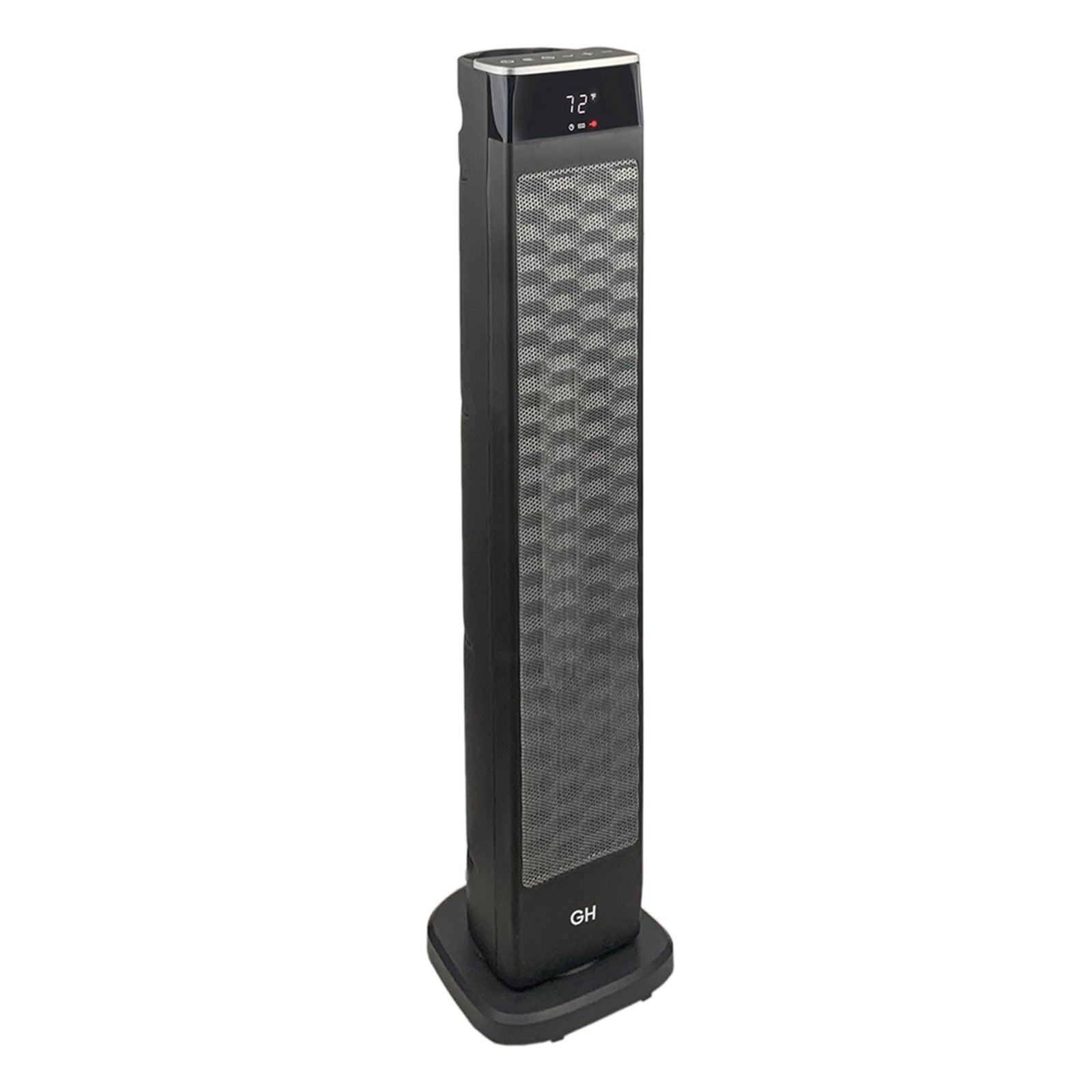 Good Housekeeping 30" Ceramic Tower Space Heater with Remote, Oscillating, Black - VMInnovations