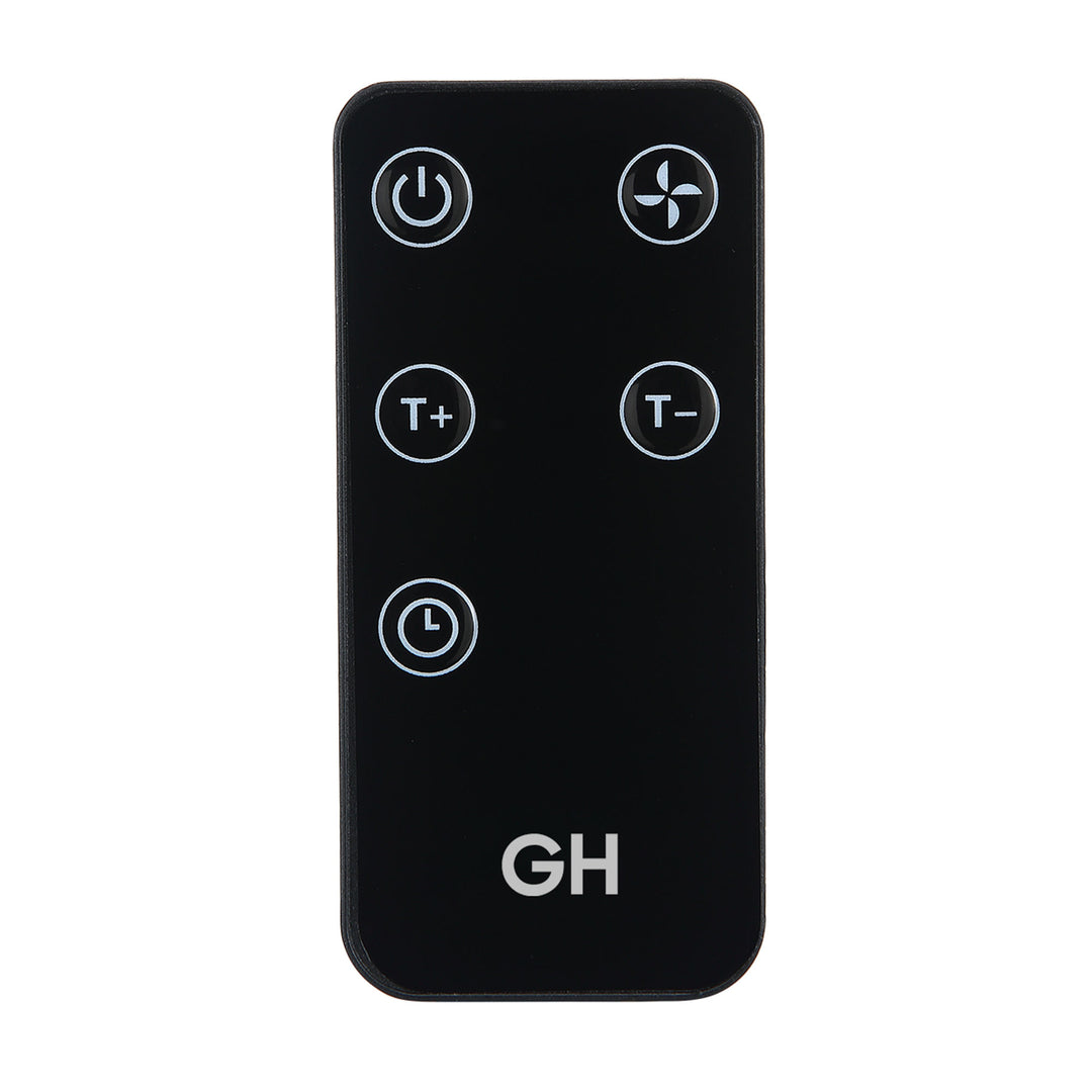 Good Housekeeping Wall-Mount Indoor Mini Space Heater w/ Thermostat, 750W, White - VMInnovations