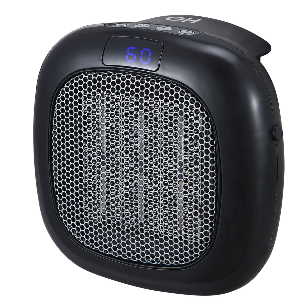 Good Housekeeping Wall-Mount Space Heater w/ Thermostat, 750W, Black (Open Box) - VMInnovations