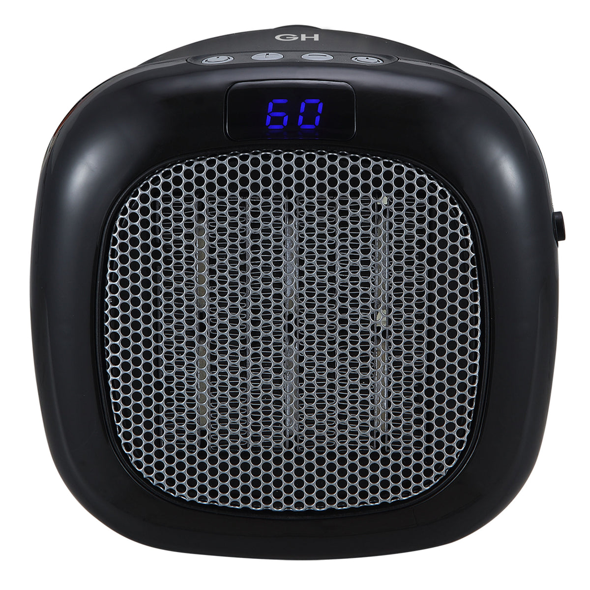 Good Housekeeping Wall-Mount Space Heater w/ Thermostat, 750W, Black (Open Box) - VMInnovations
