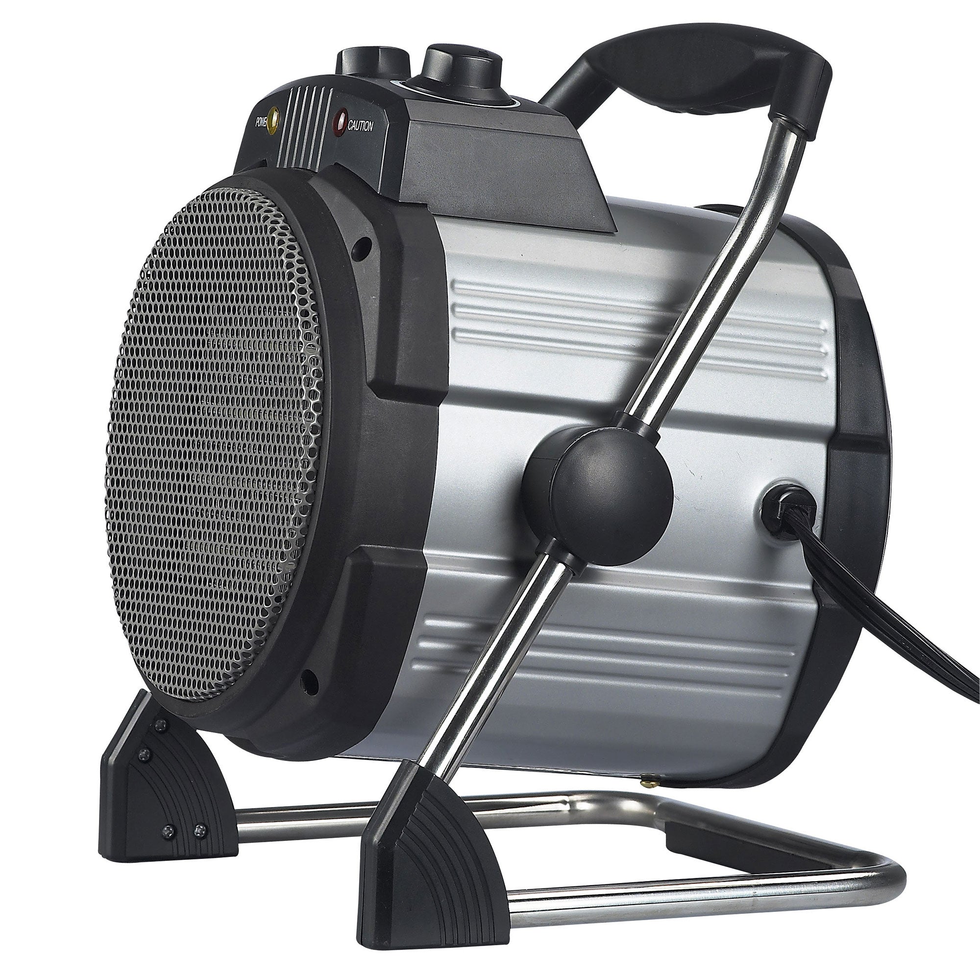 Geneva Portable Ceramic Heater 3 Setting Adjustable Thermostat Fan (Open Box) - VMInnovations