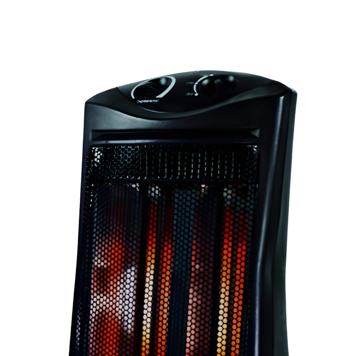 Geneva Industrial 1500W Quartz Infrared Tower Heater with Adjustable Thermostat - VMInnovations