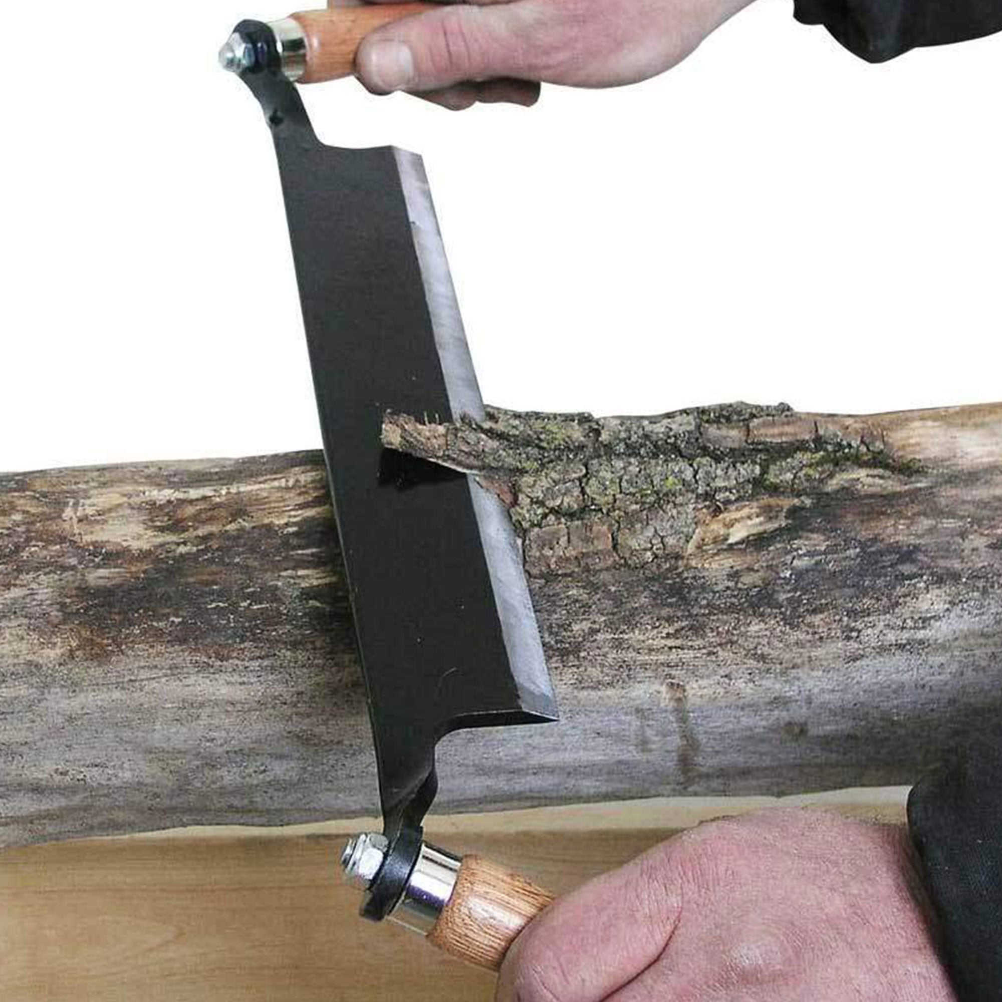 Timber Tuff 8" Straight Draw Shave Tool, Debarking & Woodworking,Black(Open Box) - VMInnovations