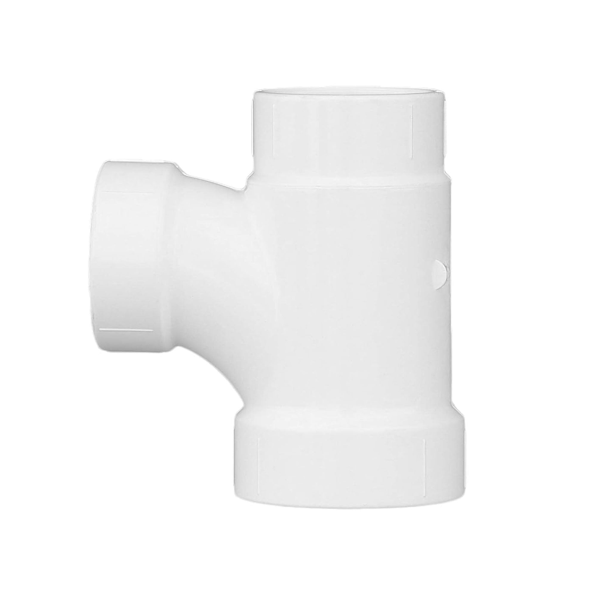 CHARLOTTE PIPE Schedule 40 DWV 6 Inch Non Pressure PVC Pipe Connector, White - VMInnovations