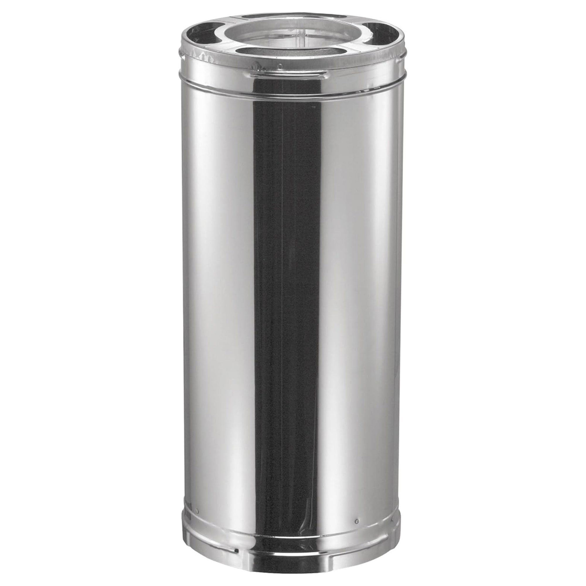 DuraVent DuraPlus Chimney Appliance Pipe, Stainless Steel, Double Wall, 6” x 12” - VMInnovations