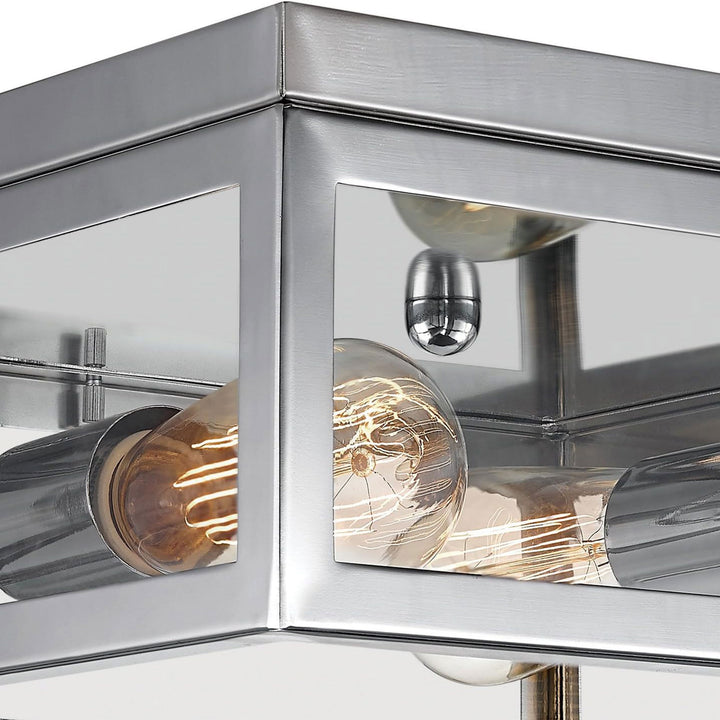 Globe Electric Memphis Light Flush Mount with Dimmable Light Option for Indoors - VMInnovations