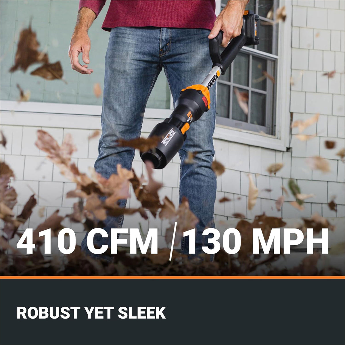 Worx Nitro LeafJet Cordless Leaf Blower with Battery and Charger (Open Box) - VMInnovations