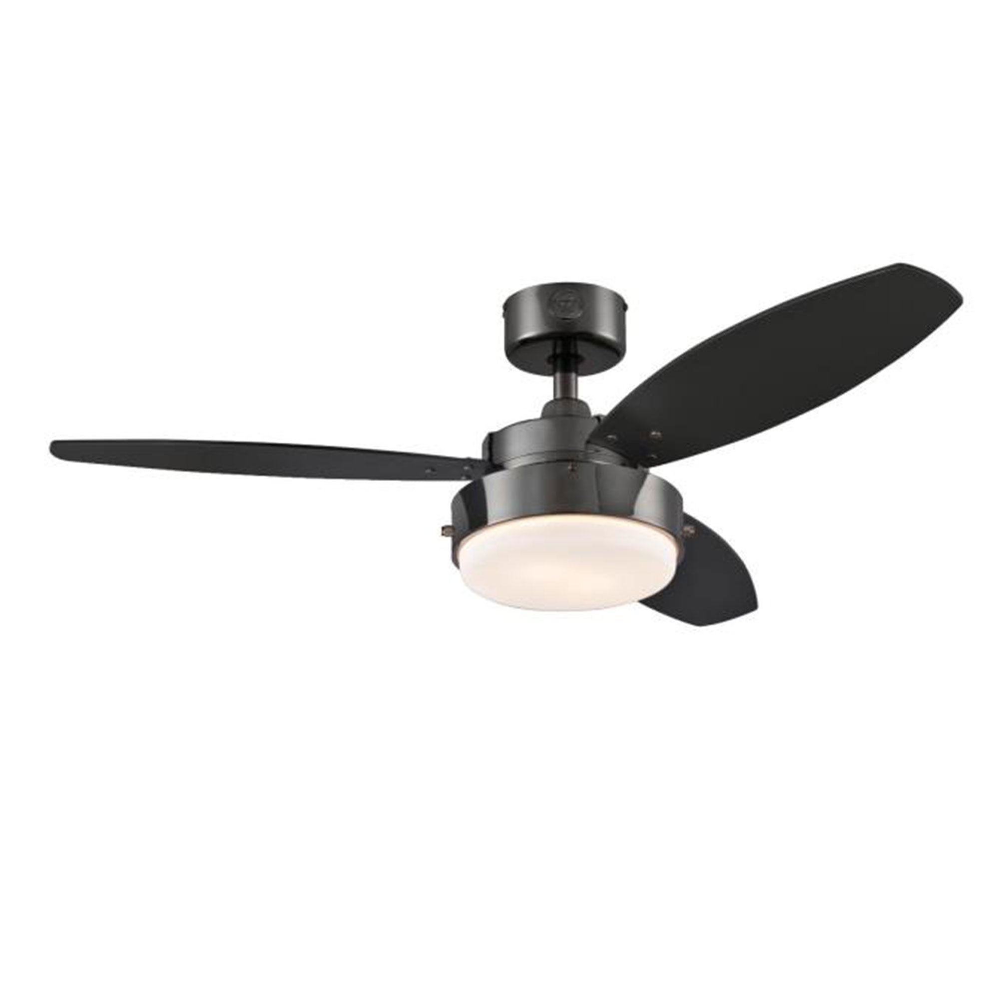 Westinghouse 2 Pack Alloy Ceiling Fan with LED Light and Reversible Blades, 42" - VMInnovations