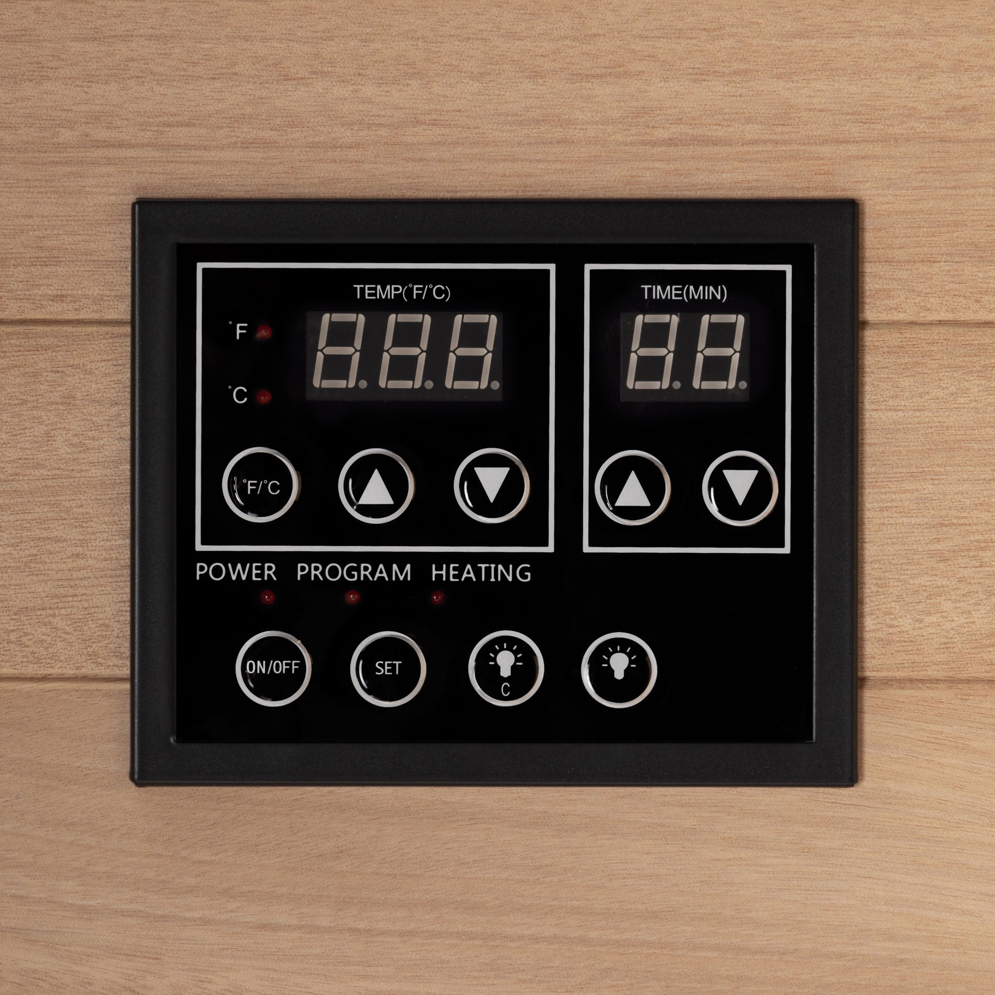 Lifesmart 2 Person Infrared Sauna w/ 5 Heaters, Natural Light Wood (Open Box) - VMInnovations