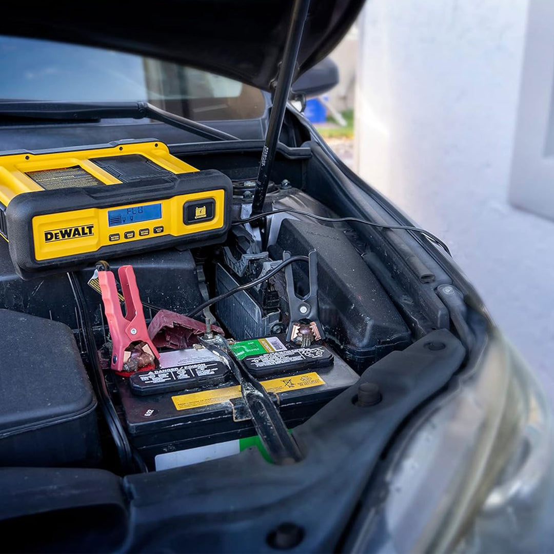 DEWALT Automotive or Marine Battery Charger, Maintainer with LCD Screen, 30 Amps - VMInnovations