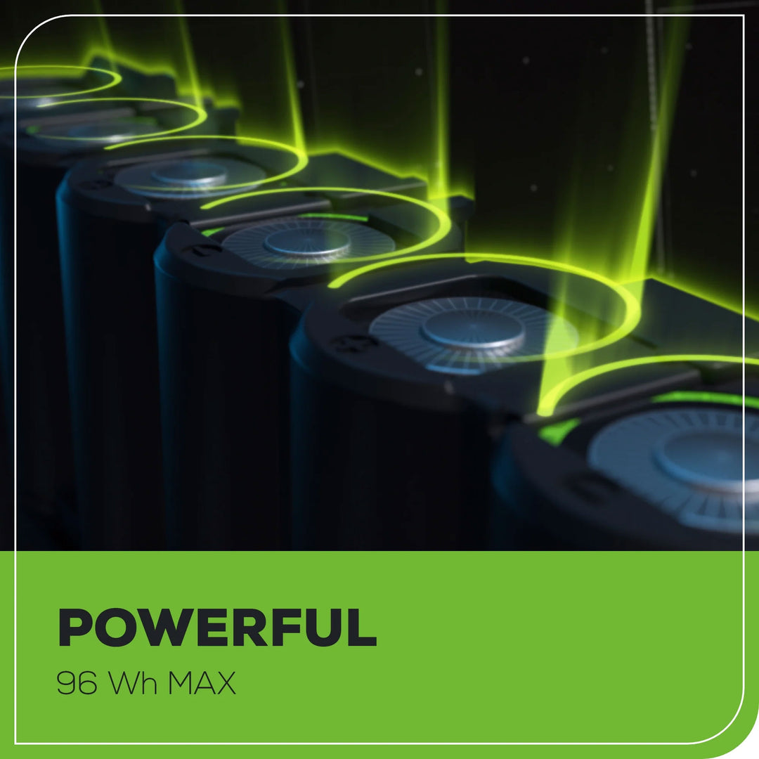 Greenworks 24 Volt Max Lithium Ion Battery, 4 Amp Rechargeable Power Pack, Black - VMInnovations