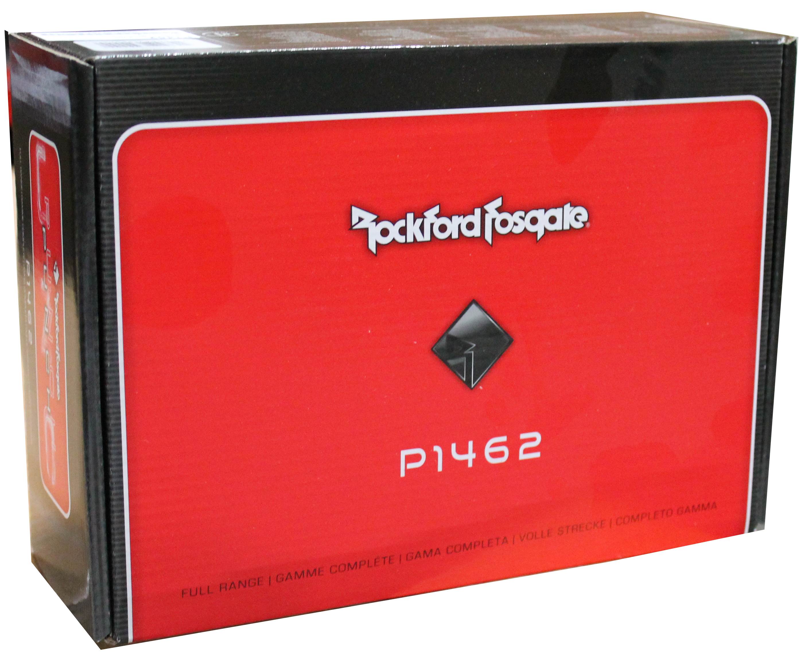 2) ROCKFORD FOSGATE 4x6" 140W 2-Way Full Range PUNCH Car Speakers (Open Box)