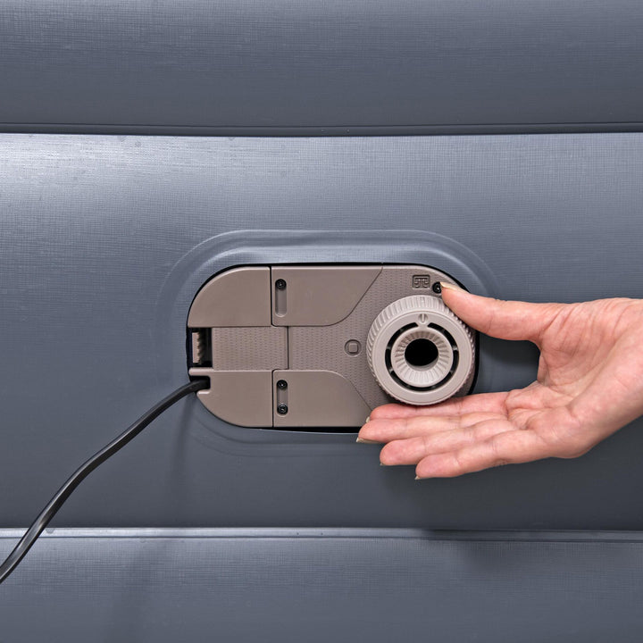 Bestway Tritech LoungeLux Headboard 33" Queen Air Mattress with Built-in AC Pump - VMInnovations