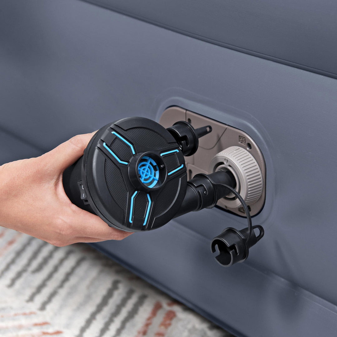 Bestway Tritech LoungeLux Headboard 33" Queen Air Mattress with Built-in AC Pump - VMInnovations