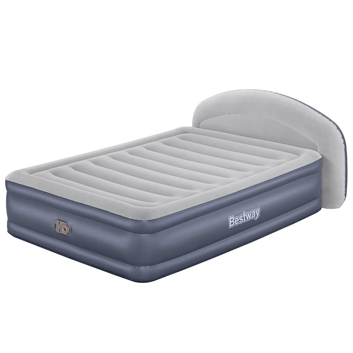 Bestway Tritech LoungeLux Headboard 33" Queen Air Mattress with Built-in AC Pump - VMInnovations