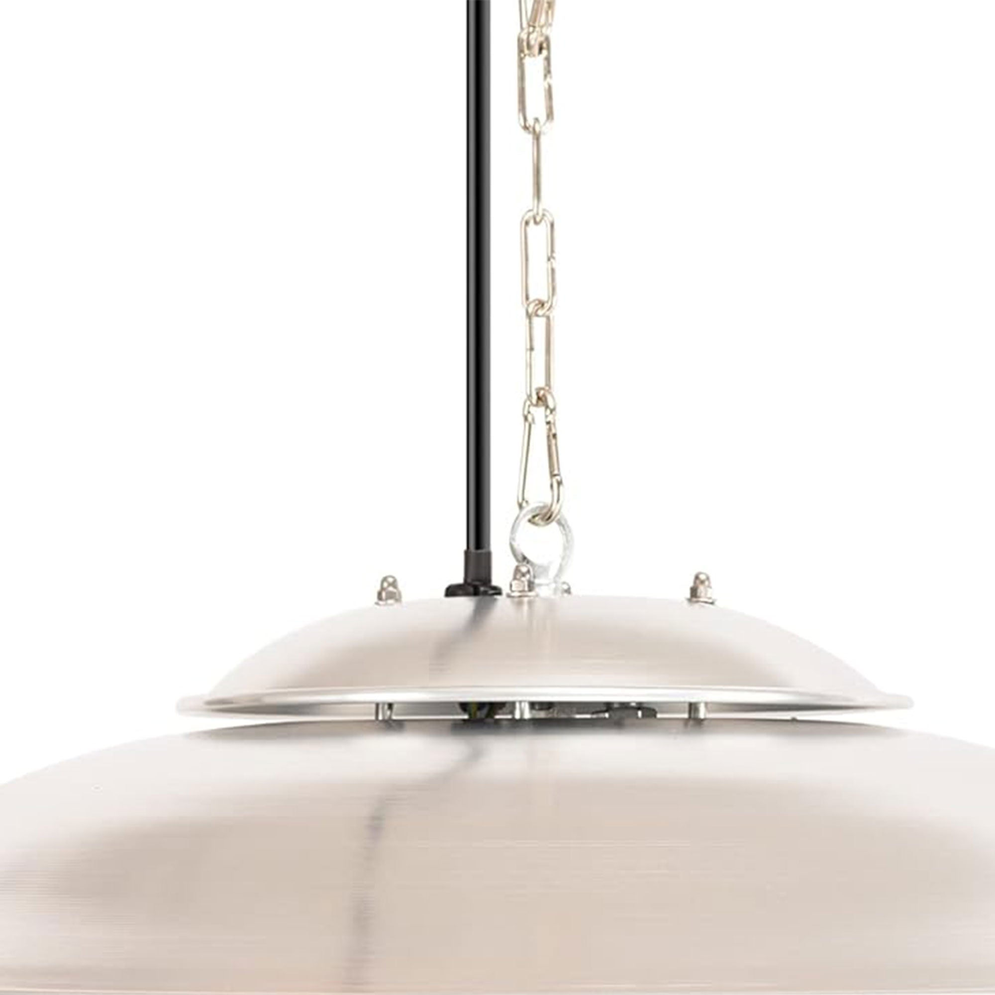 Sun-Ray 1500W Hanging Infrared Space Heater, Indoor/Outdoor, Silver (Used) - VMInnovations