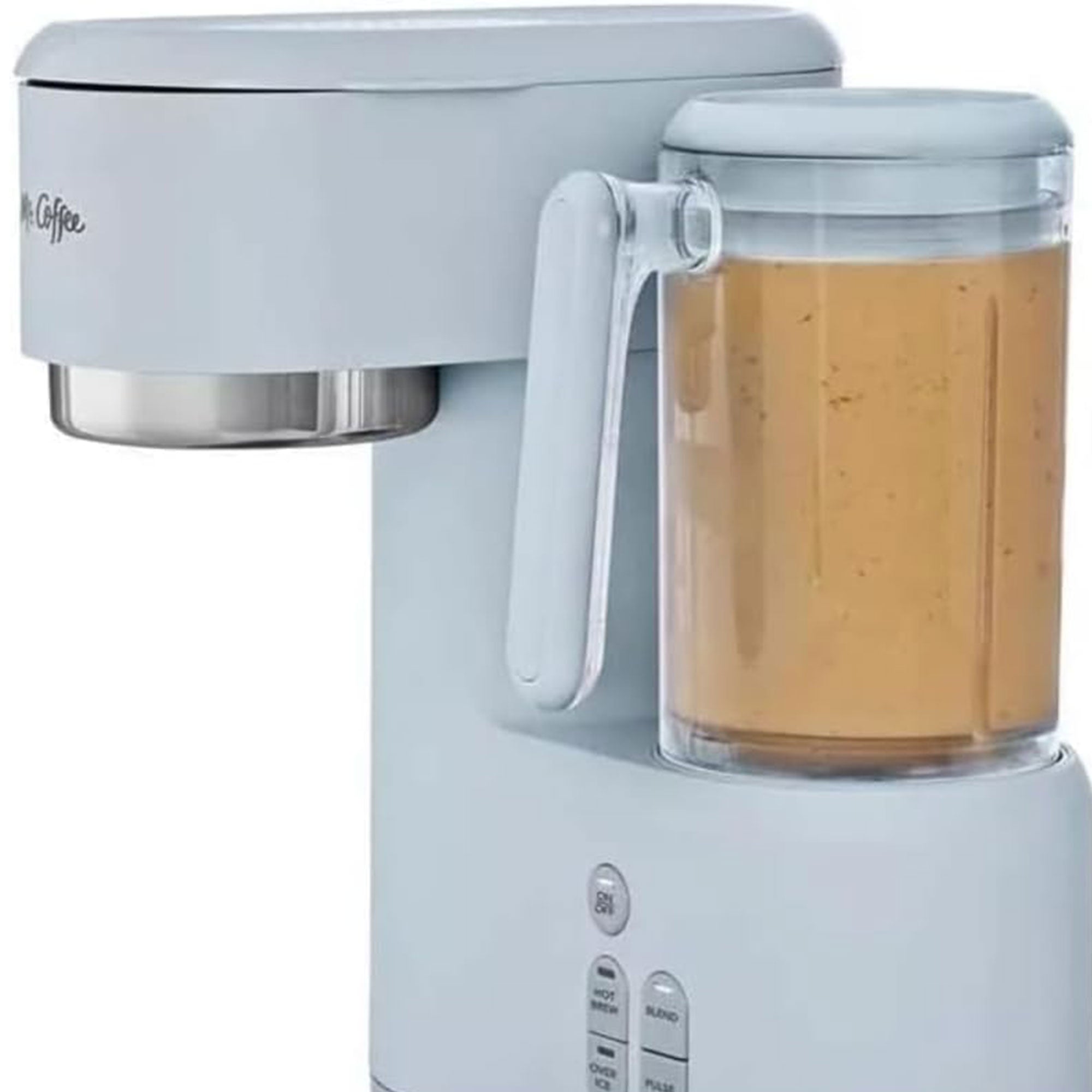 Mr. Coffee 3-in-1 Single Serve Coffee Maker, Iced or Hot, Blender,Gray(Open Box) - VMInnovations
