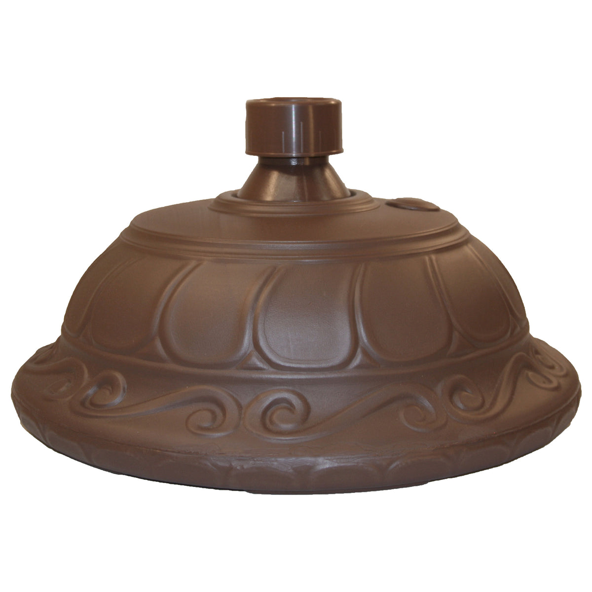 Good Ideas Umbrella Stand Patio Base for 1” & 1.5” Poles, Cappuccino (Open Box)