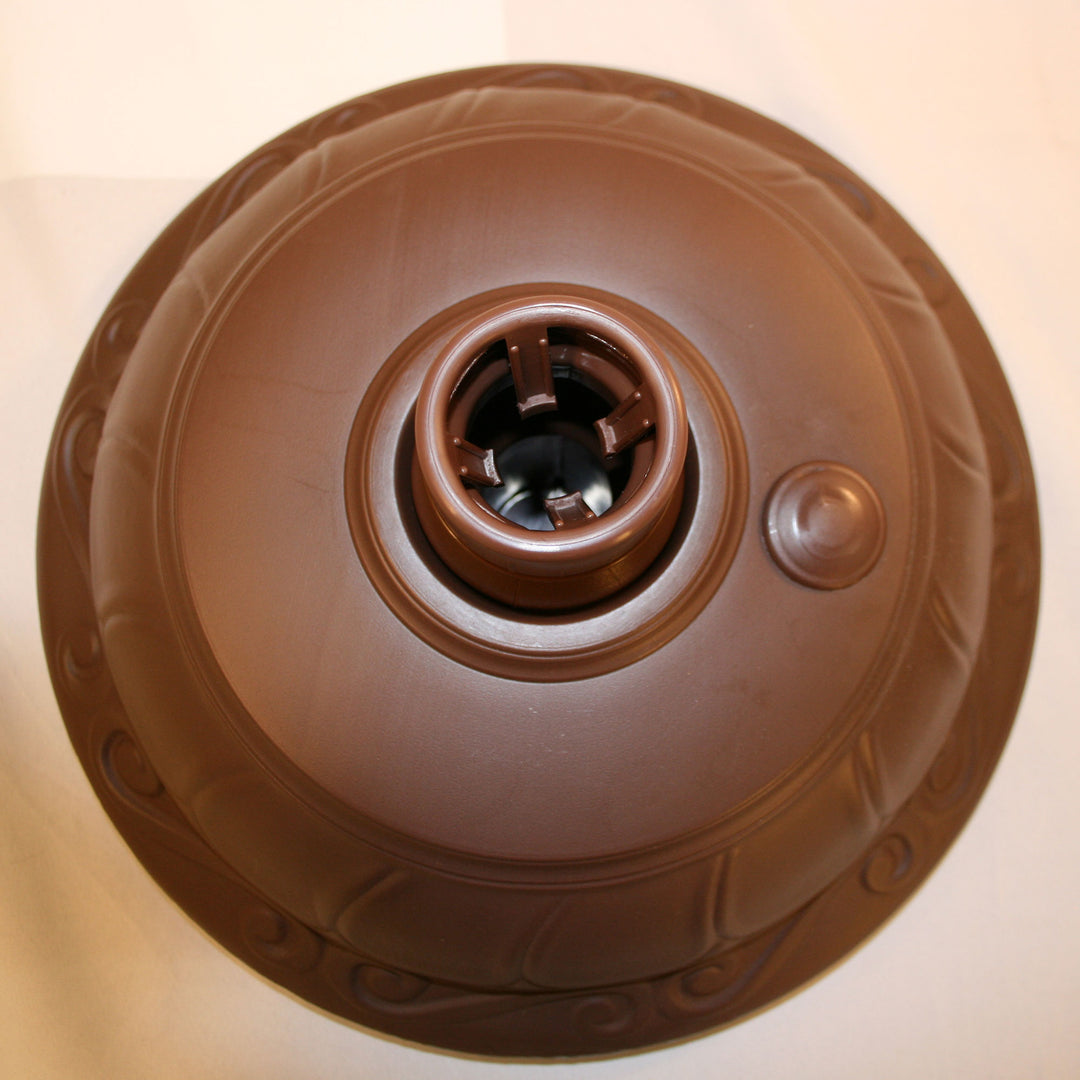 Good Ideas Outdoor Umbrella Stand Patio Base for 1” and 1.5” Poles, Cappuccino - VMInnovations