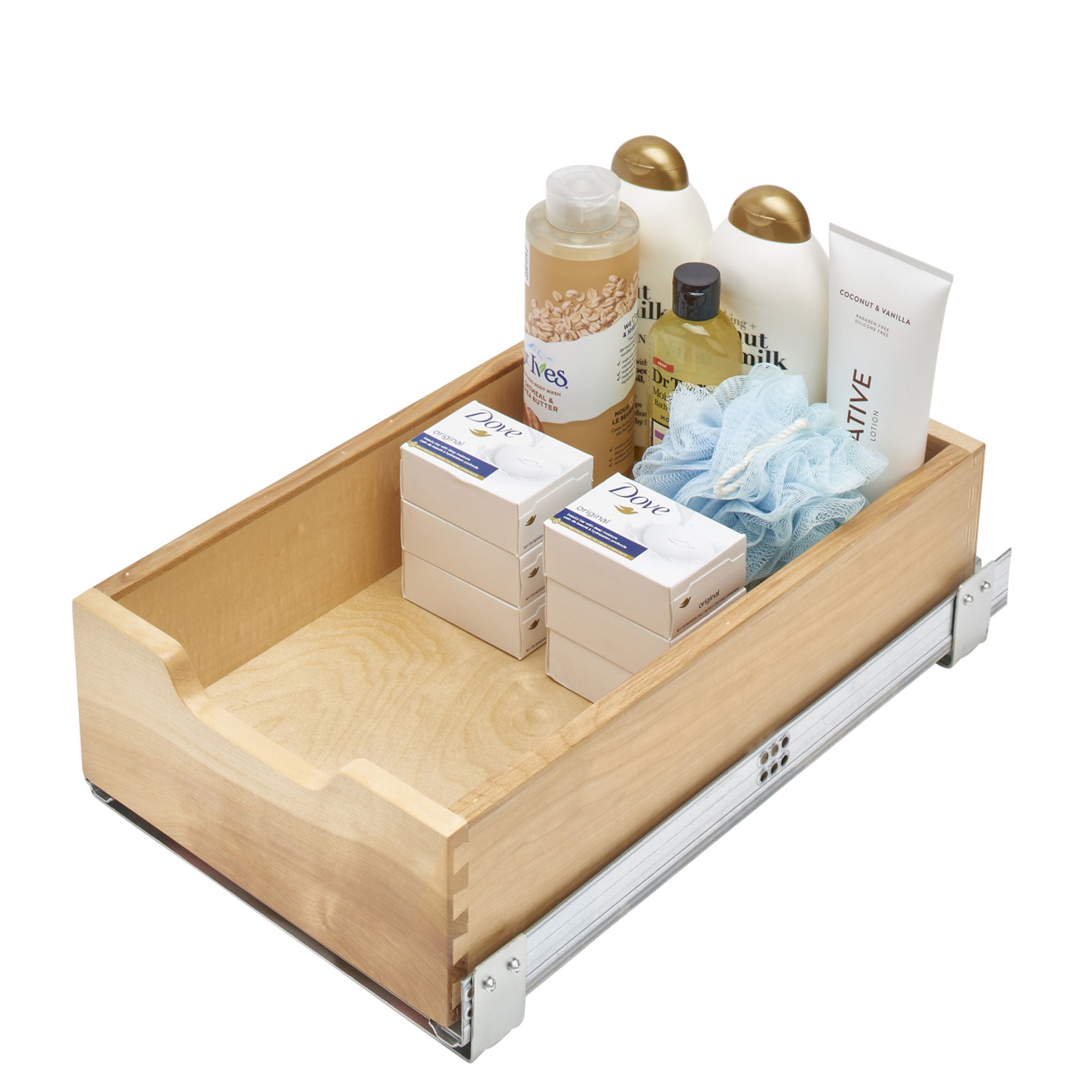 Rev-A-Shelf 11.71" Pullout Kitchen Cabinet Drawer w/ Soft-close, 4WDB-1219SC-1 - VMInnovations