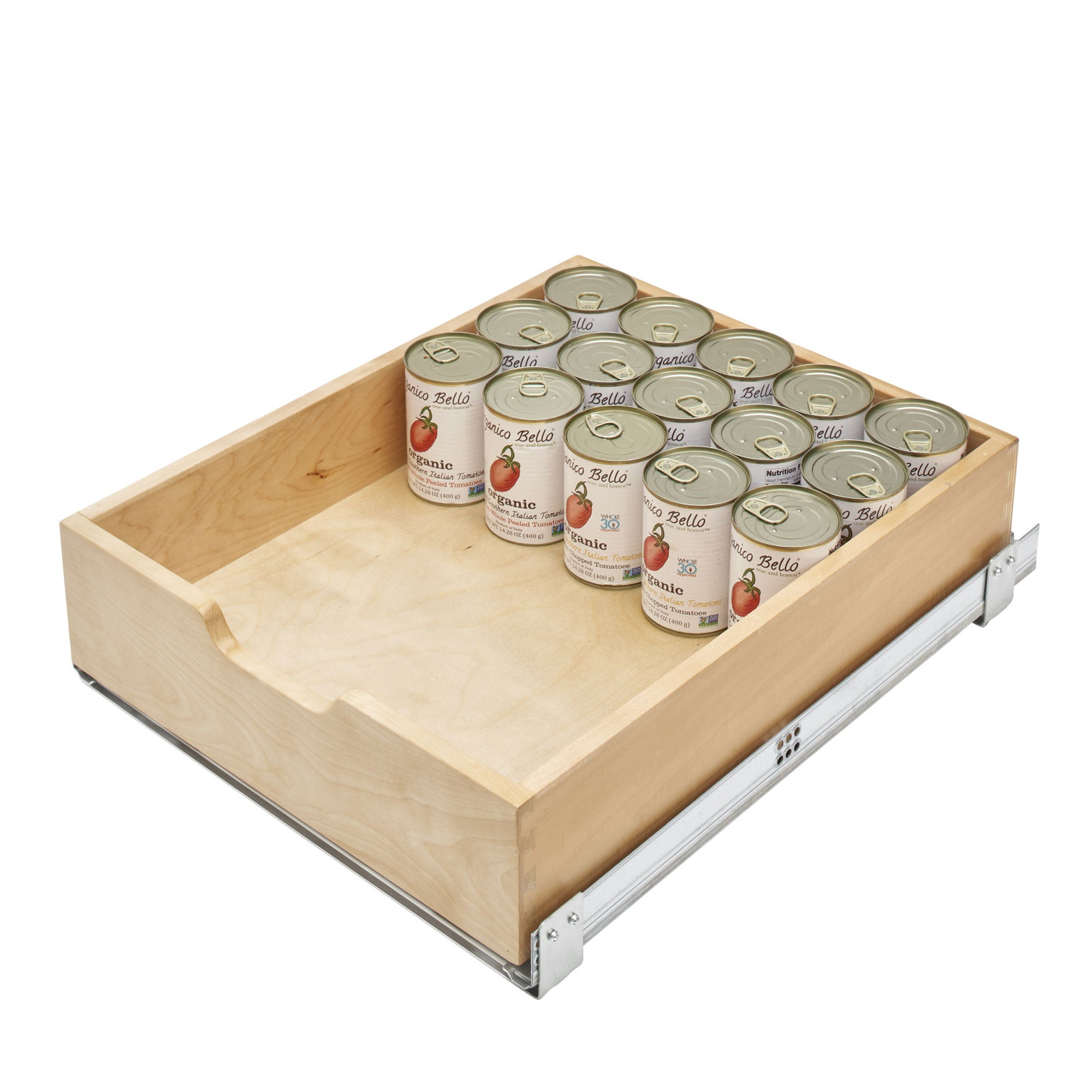 Rev-A-Shelf 17.71" Pullout Kitchen Cabinet Drawer w/ Soft-close, 4WDB-18SC-1 - VMInnovations
