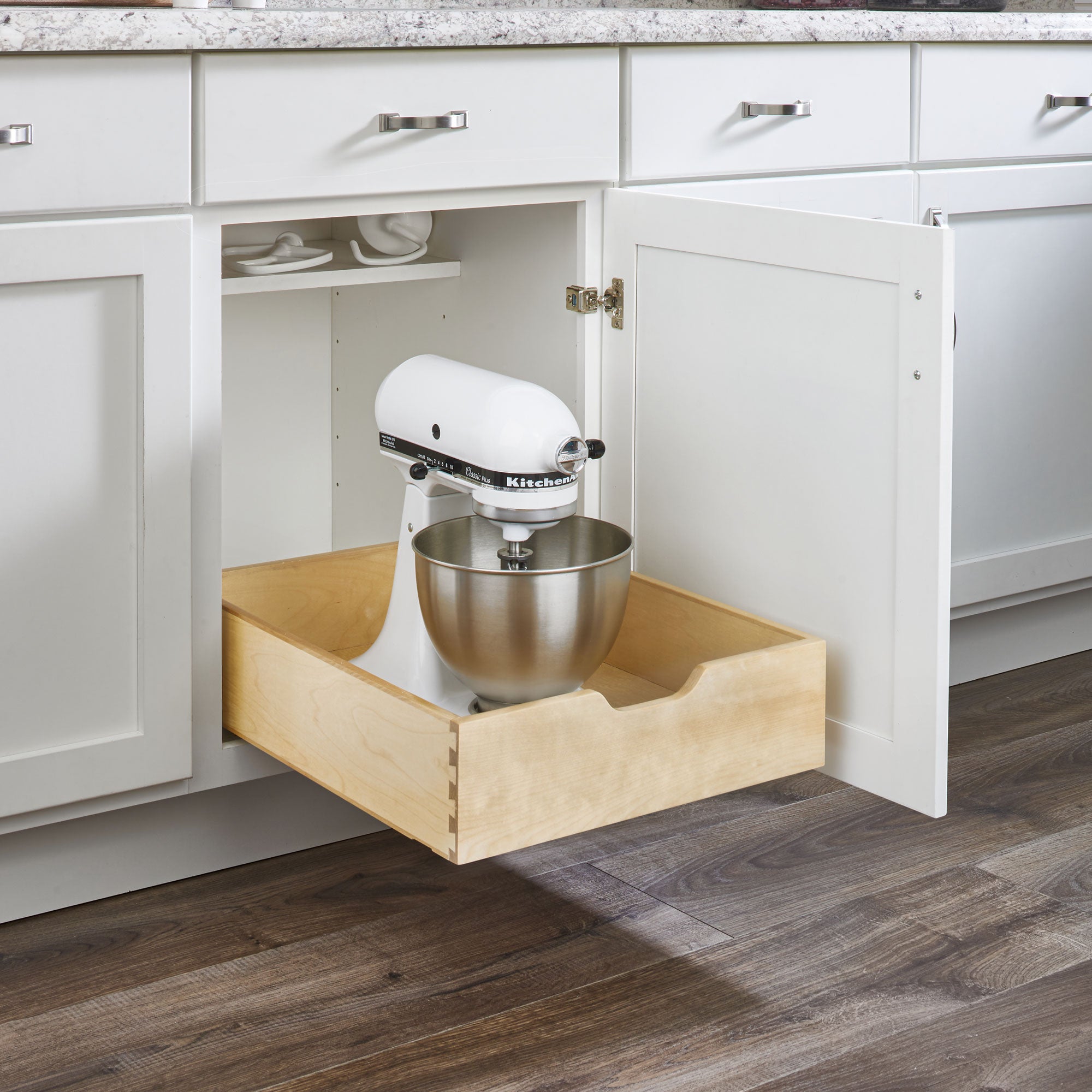 Rev-A-Shelf 17.71" Pullout Kitchen Cabinet Drawer w/ Soft-close, 4WDB-18SC-1 - VMInnovations