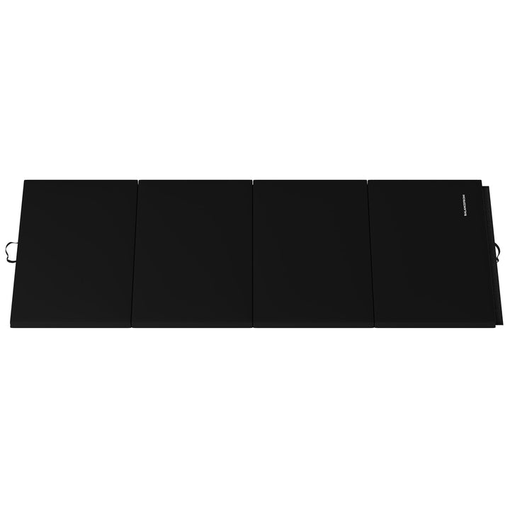 BalanceFrom Fitness All Purpose Mat with 8 Ft Balance Beam Gymnastic Set, Black - VMInnovations