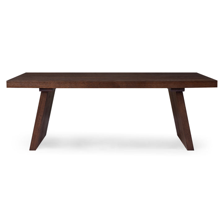 MARCELLA CONTEMPORARY WOODEN COFFEE TABLE IN AGED BROWN - VMInnovations
