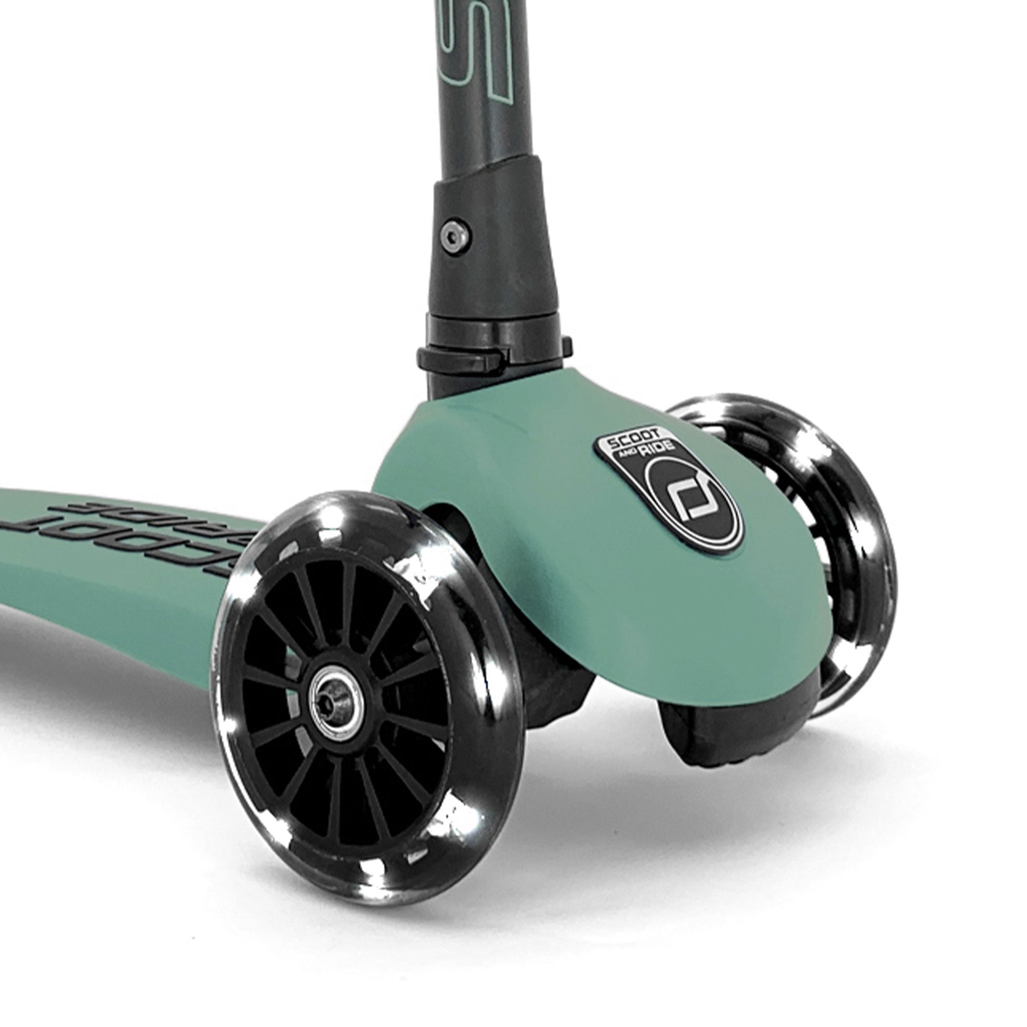 Scoot & Ride Stand-up Push Scooter for Children Ages 3-6, Forest (Open Box) - VMInnovations