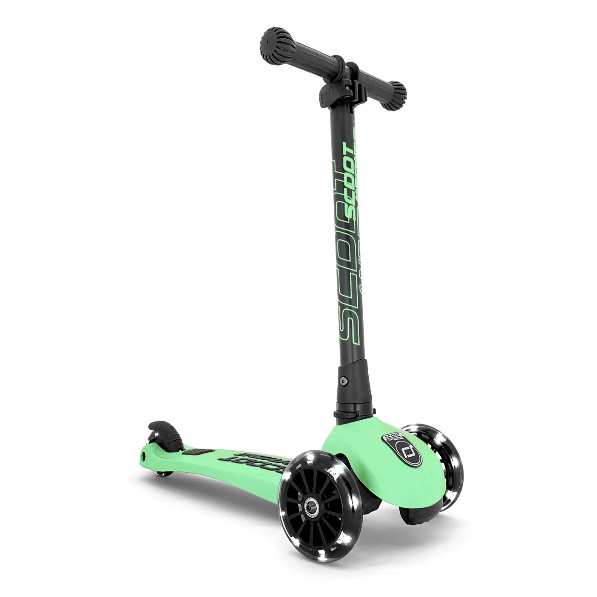 Scoot & Ride Stand-up Push Scooter for Children Ages 3-6, Highwaykick 3, Kiwi - VMInnovations