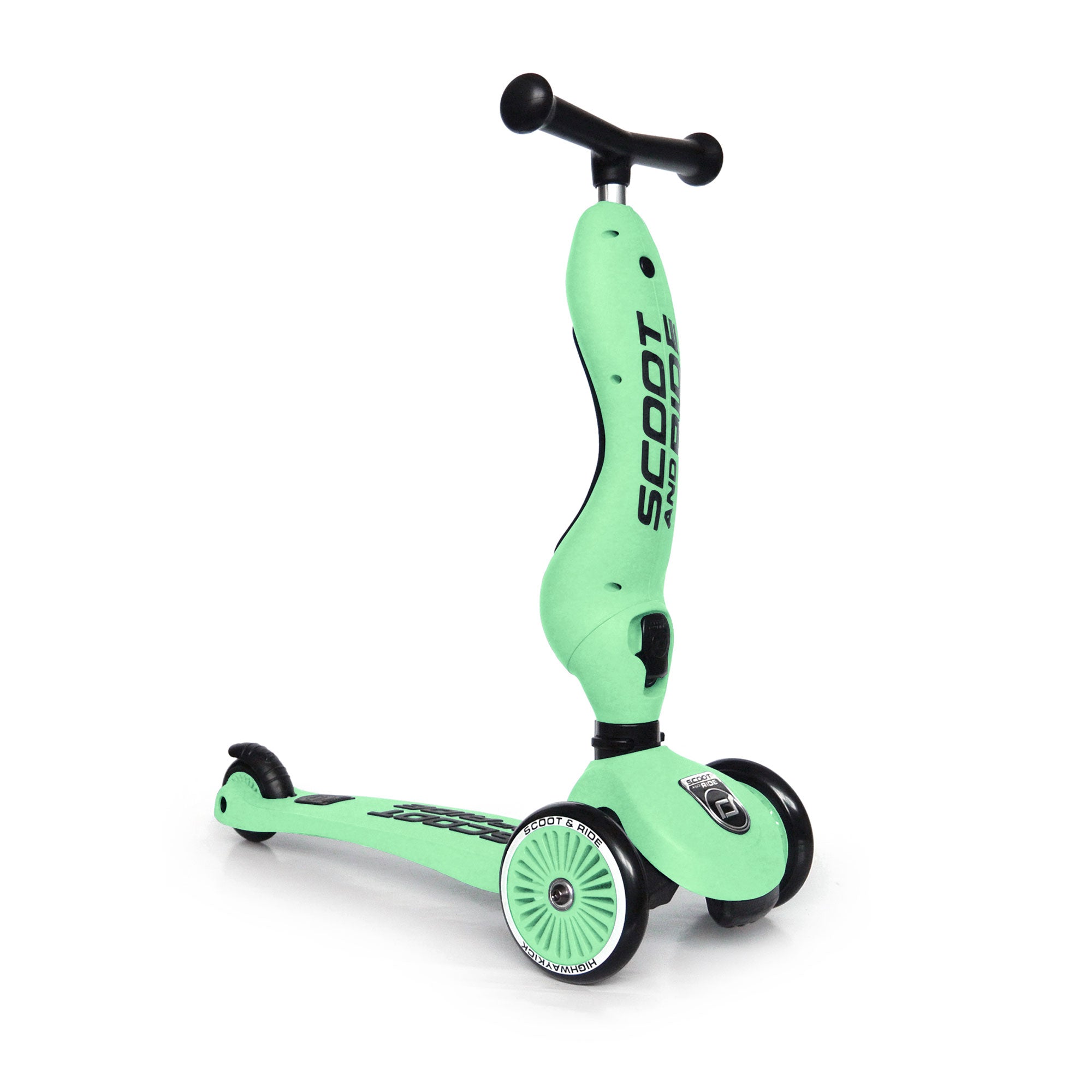 Scoot & Ride 2-in-1 Ride-On & Stand Kids Scooter, Ages 1-5, Kiwi (Open Box) - VMInnovations