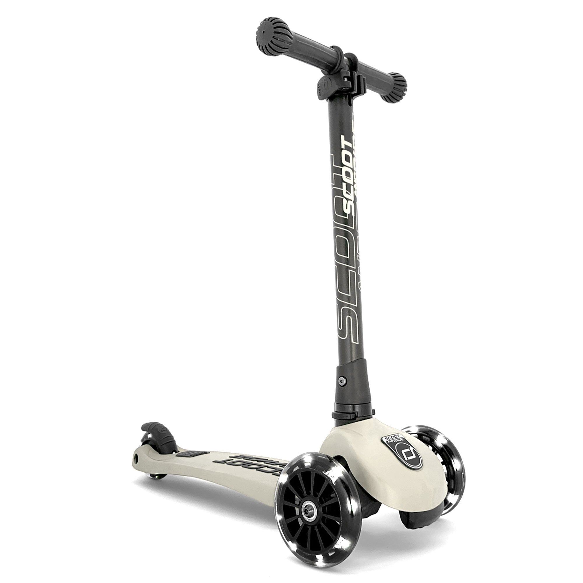 Scoot & Ride Stand-up Push Scooter for Children Ages 3-6, Highwaykick 3, Ash - VMInnovations