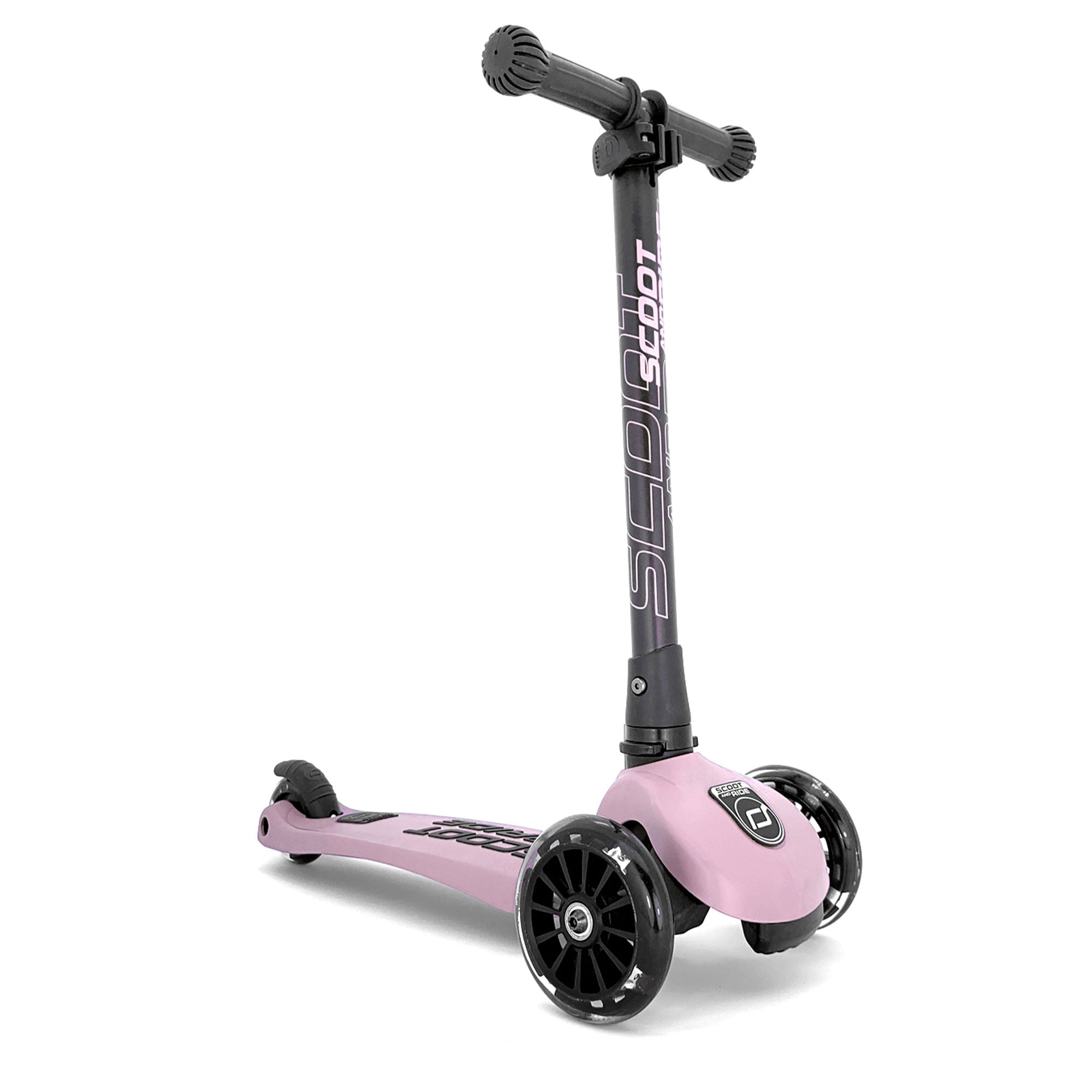 Scoot & Ride Stand-up Push Scooter for Children Ages 3-6, Rose (Open Box) - VMInnovations