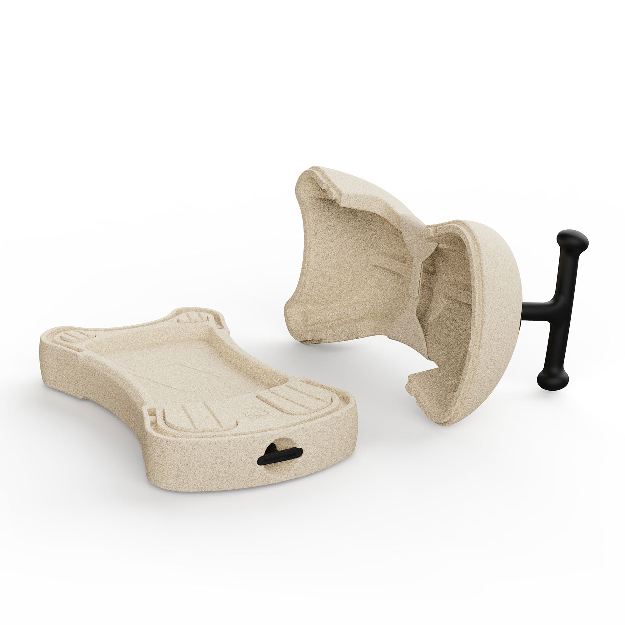 Scoot & Ride My First 3 in 1 Walker, Ride On, & Scoot Board, Sand (Open Box) - VMInnovations