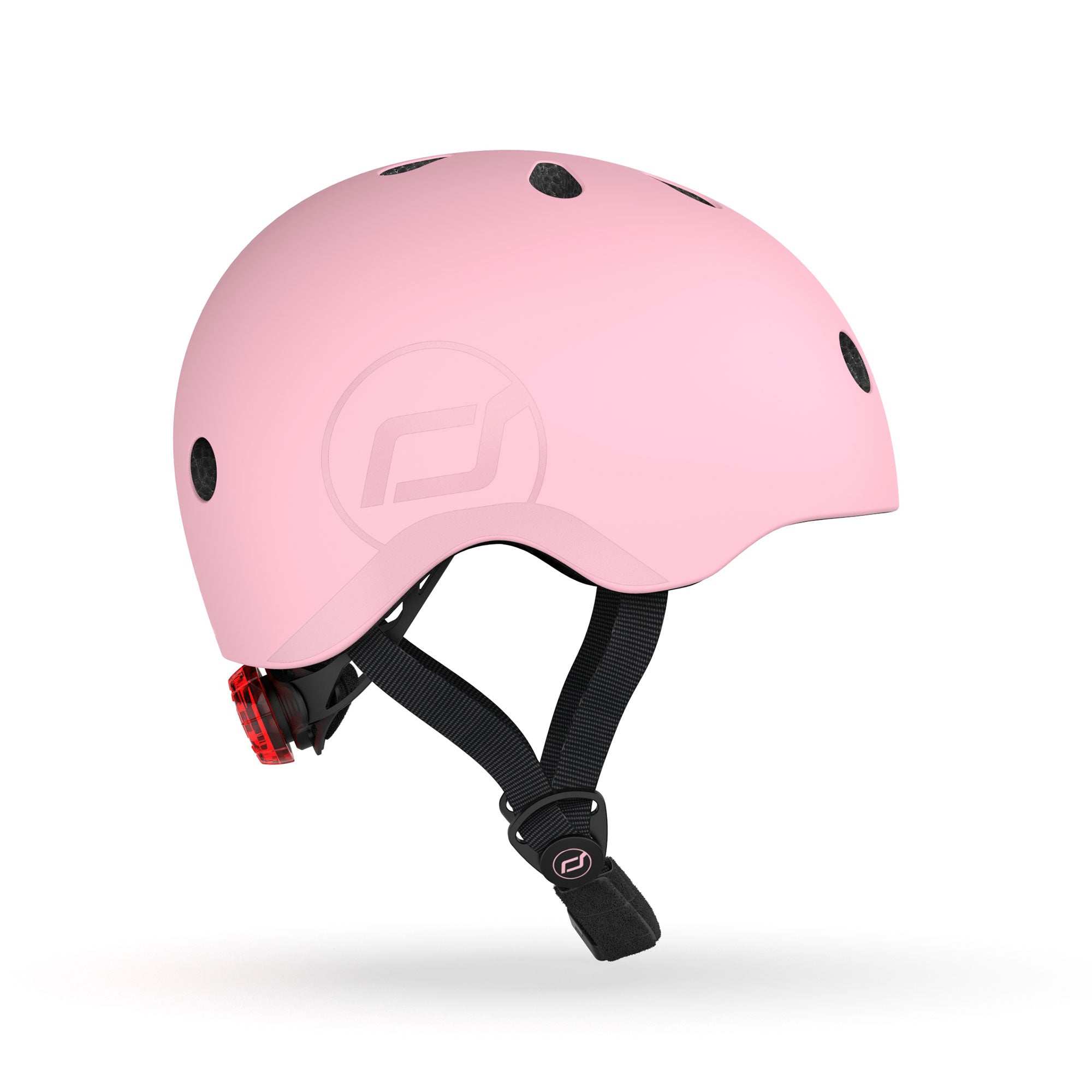 Scoot & Ride Toddler Kids Bike & Scooter Helmet w/LED Light, S-M, Rose(Open Box) - VMInnovations