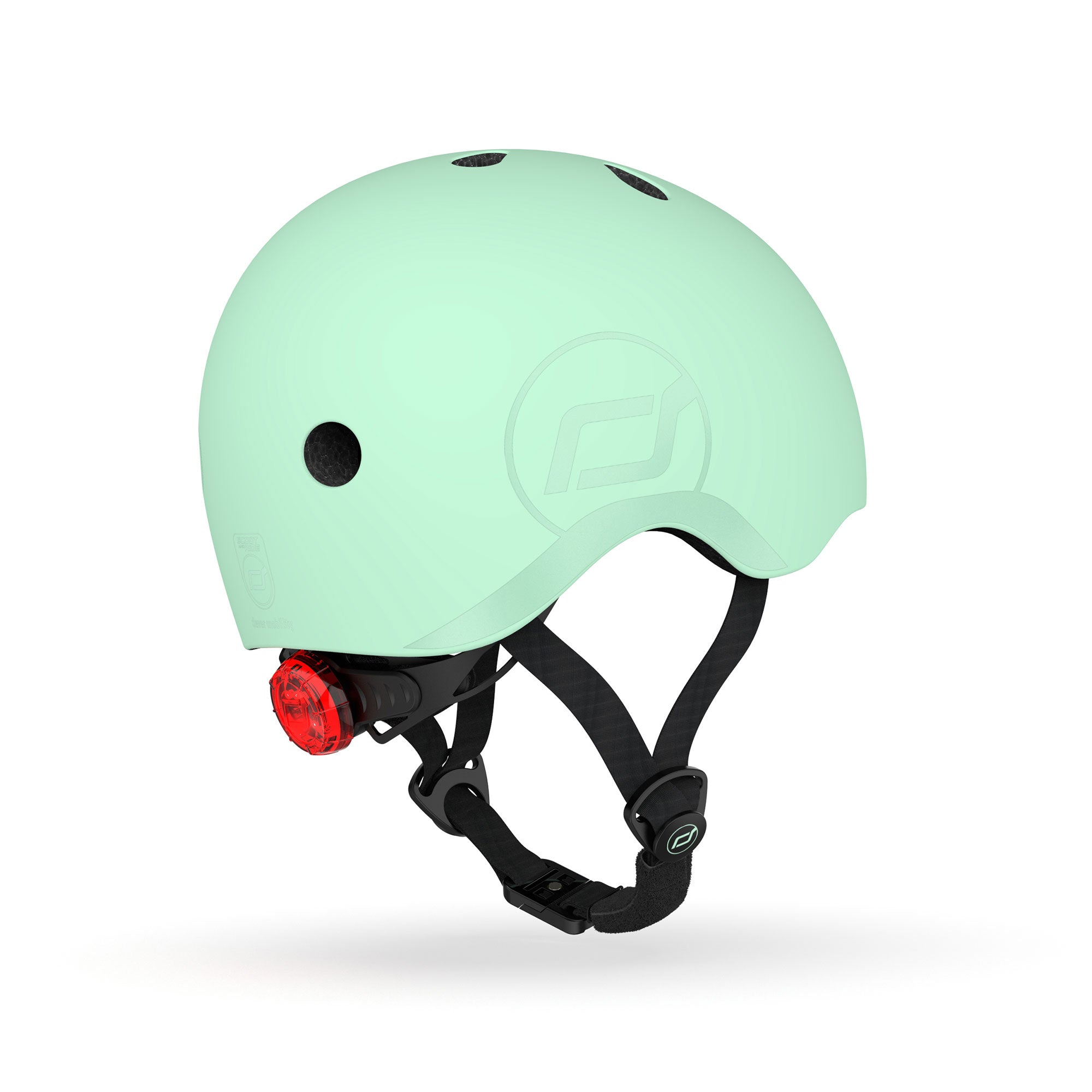 Scoot & Ride Toddler Kids Bike and Scooter Helmet with LED Light, S-M, Kiwi - VMInnovations