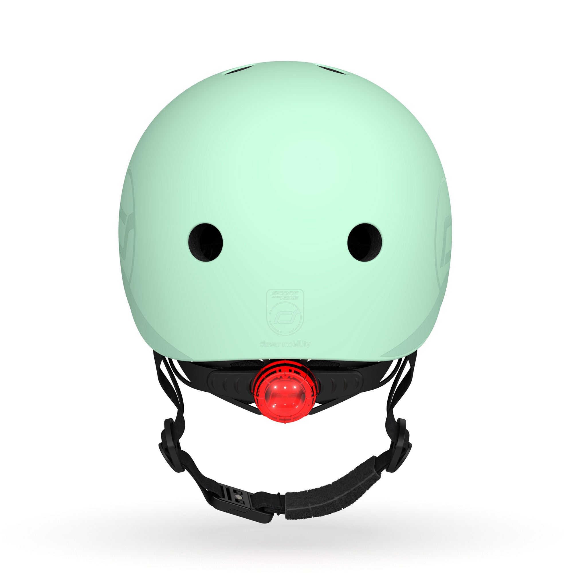 Scoot & Ride Toddler Kids Bike and Scooter Helmet with LED Light, S-M, Kiwi - VMInnovations