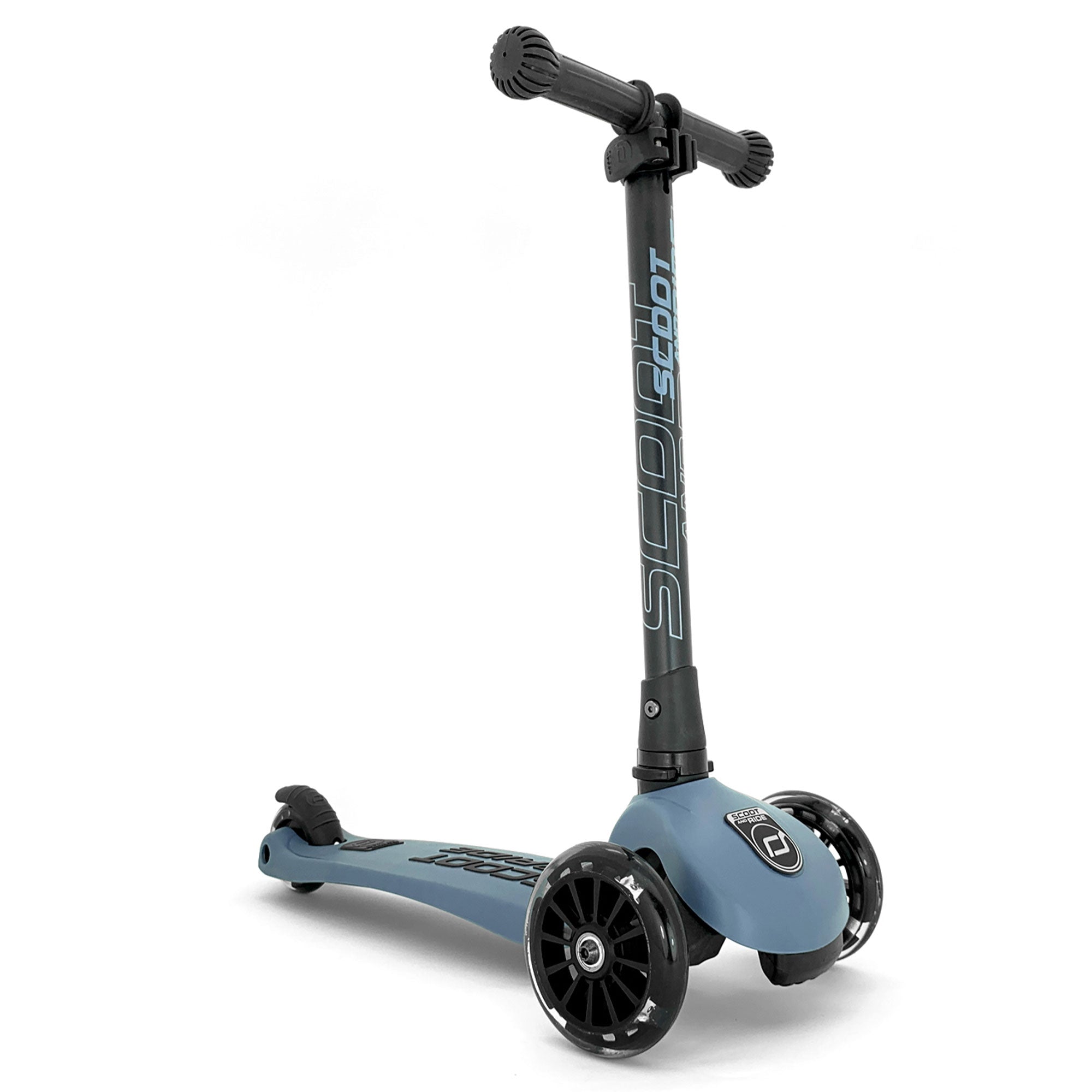 Scoot & Ride Stand-up Push Scooter for Ages 3-6, Highwaykick 3, Steel (Open Box)