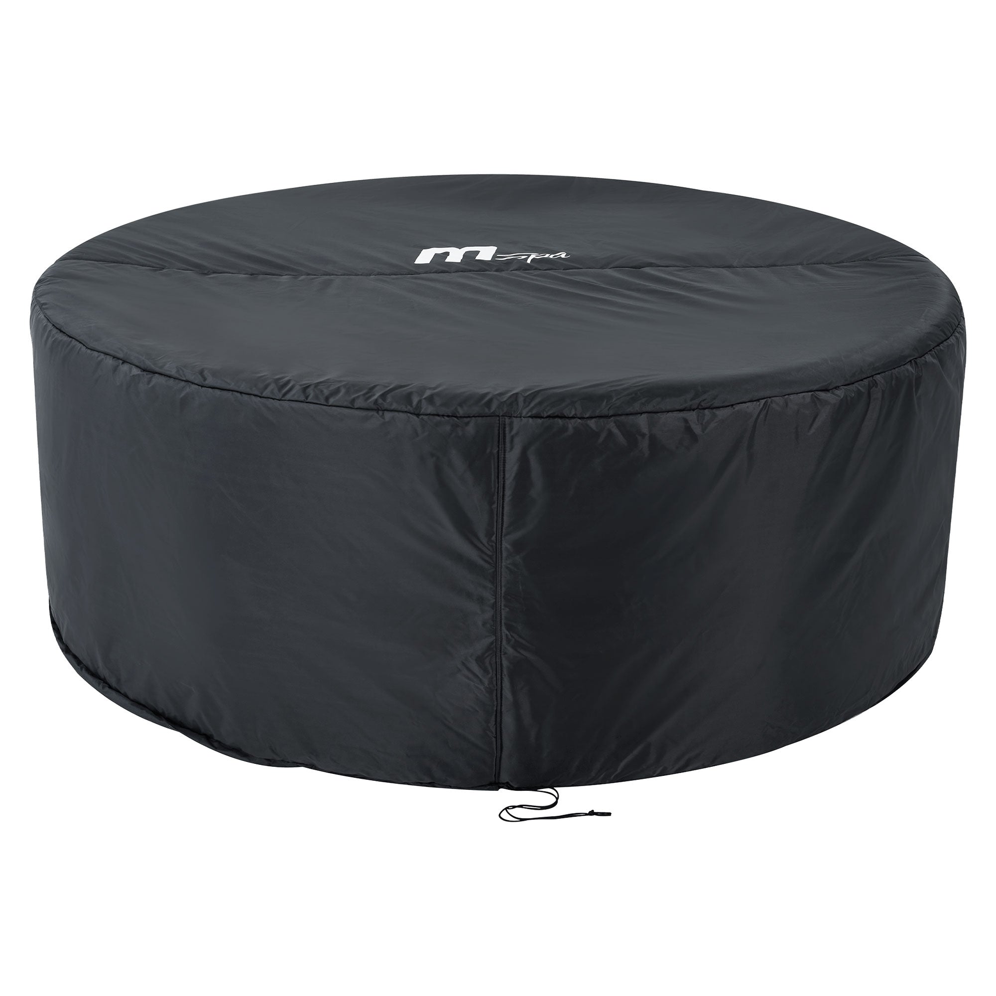 MSpa Round Inflatable 4 to 6 Person Bubble Spa w/ Energy Efficient Cover, Mono - VMInnovations