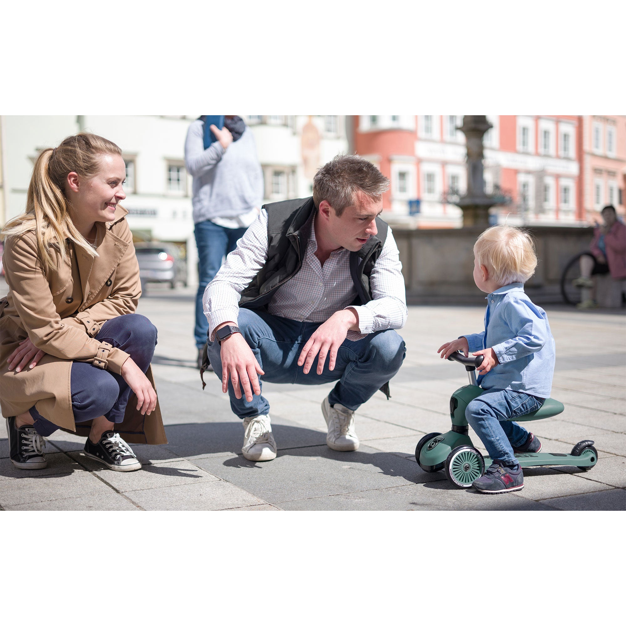 Scoot & Ride 2-in-1 Ride-On & Stand Scooter, Ages 1-5, Highwaykick 1(Open Box)